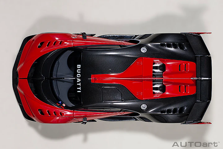 AUTOart 1/18 BUGATTI VISION GRAN TURISMO (RED/BLACK CARBON) 70988 - Image 7