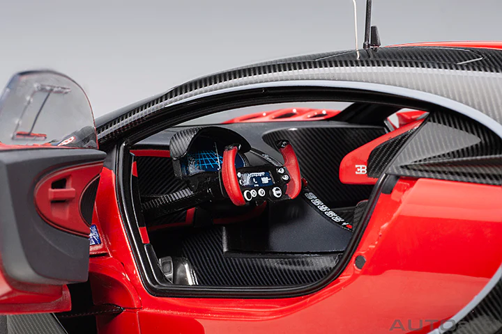 AUTOart 1/18 BUGATTI VISION GRAN TURISMO (RED/BLACK CARBON) 70988 - Image 9