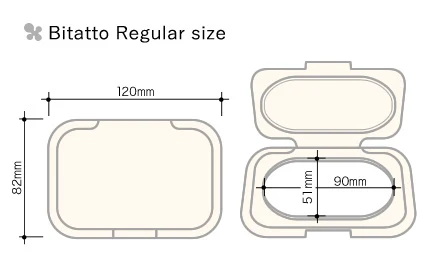 Bitatto ~ The Very Hungry Caterpillar Reusable Baby Wipes Lid - Caterpillar WH (Regular Size) - Image 3