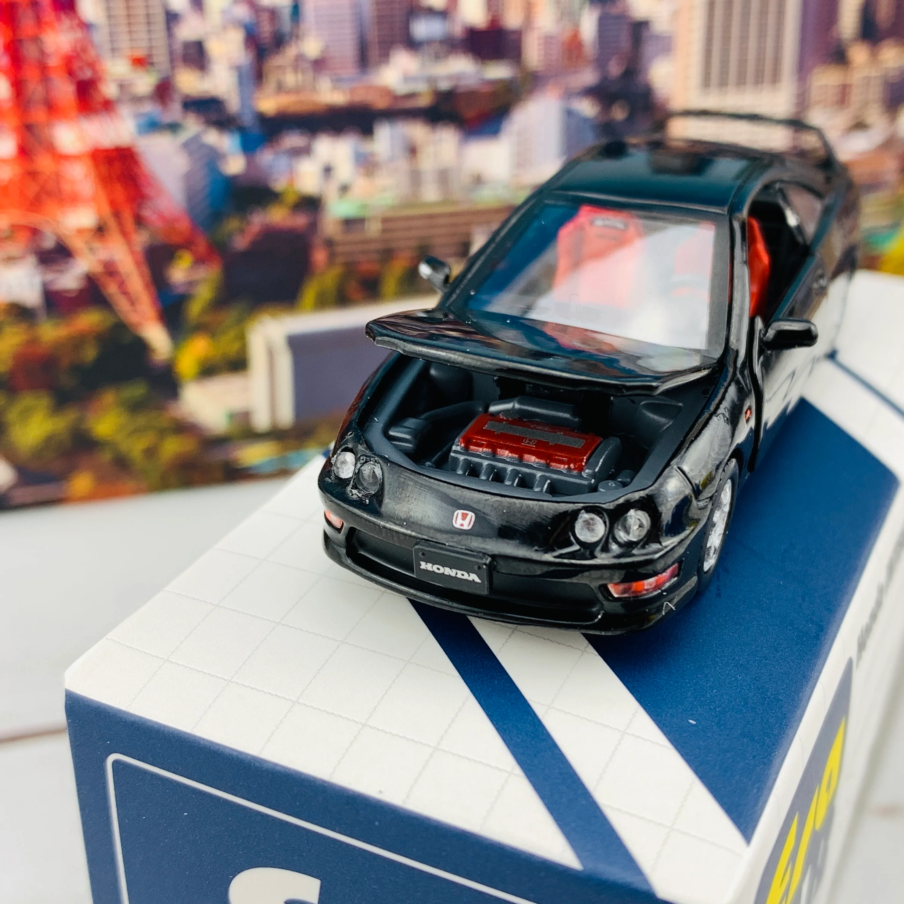 ERA CAR 27 1/64 Honda Integra Type-R DC2 Light Black HA20DC2RN27 - Image 3