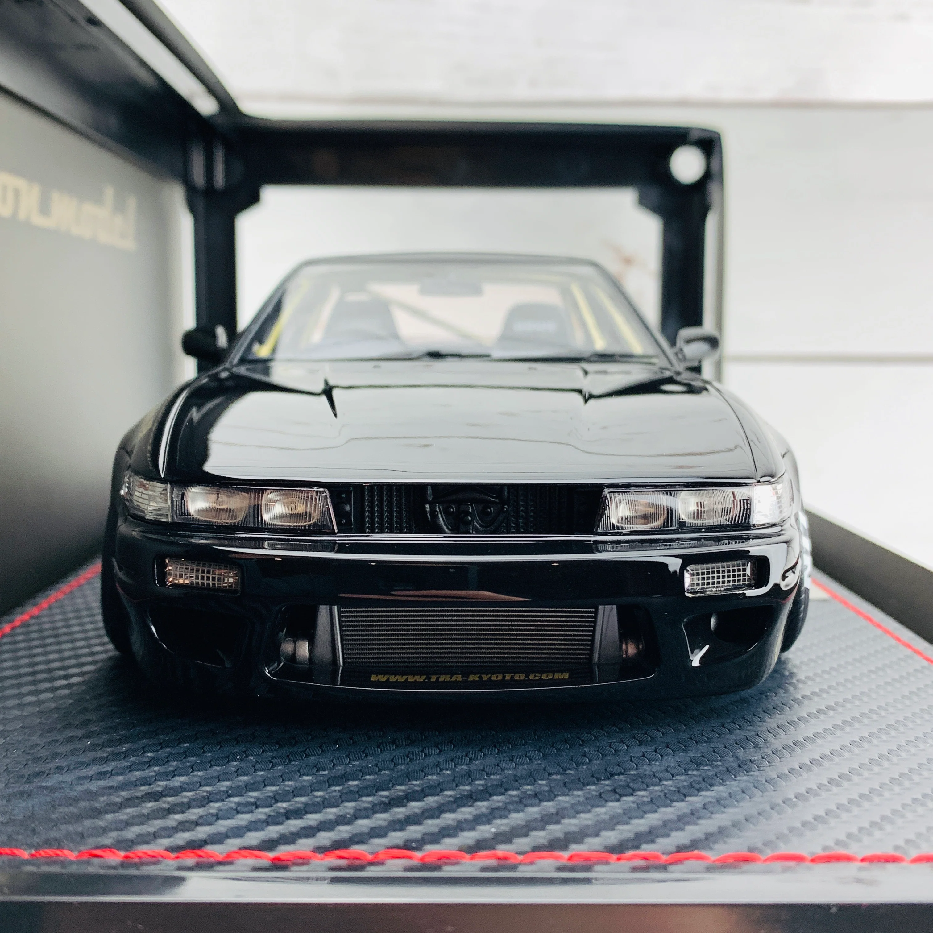 Ignition Model 1/18 Rocket Bunny Nissan S13 V1 Black IG1131 - Image 5