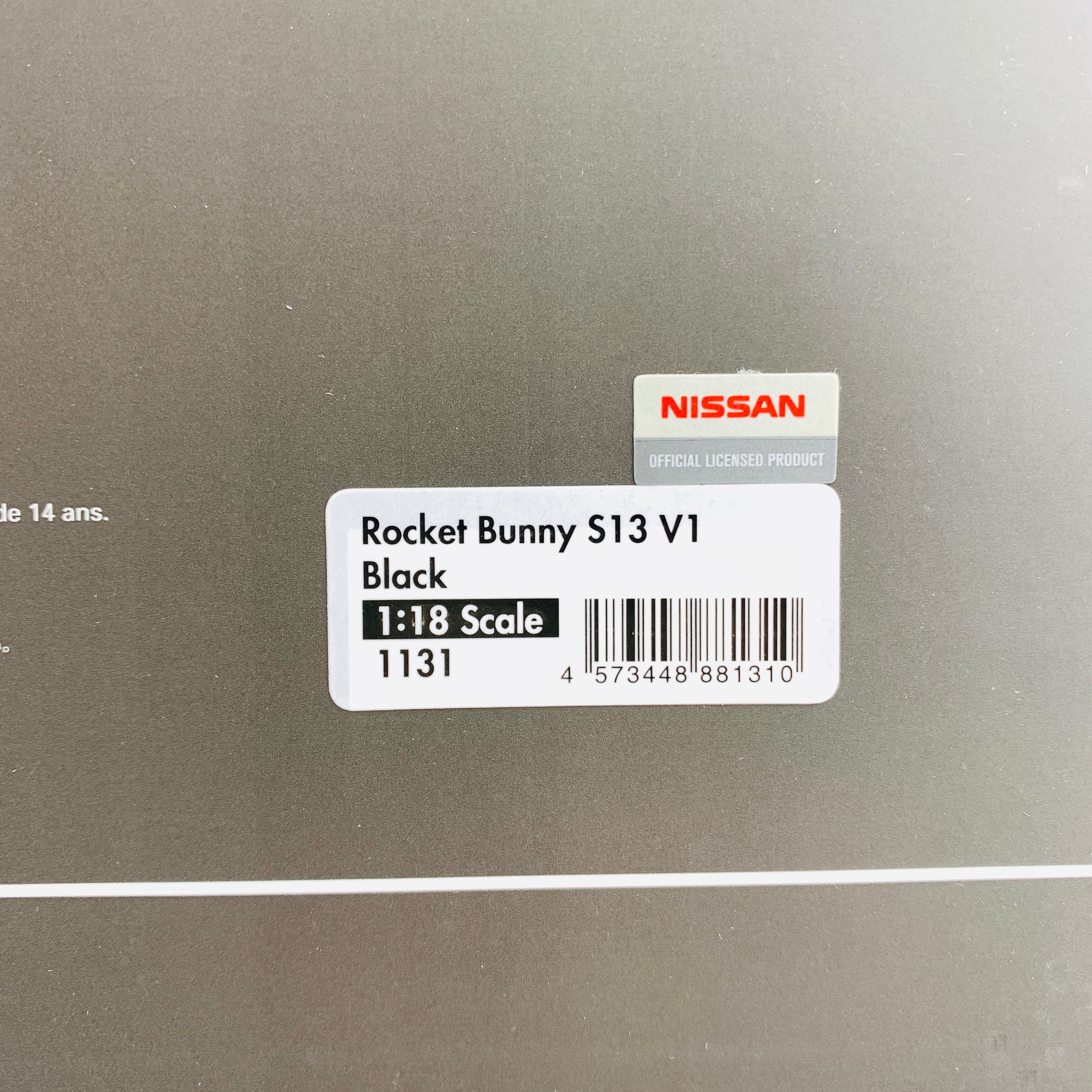 Ignition Model 1/18 Rocket Bunny Nissan S13 V1 Black IG1131 - Image 7