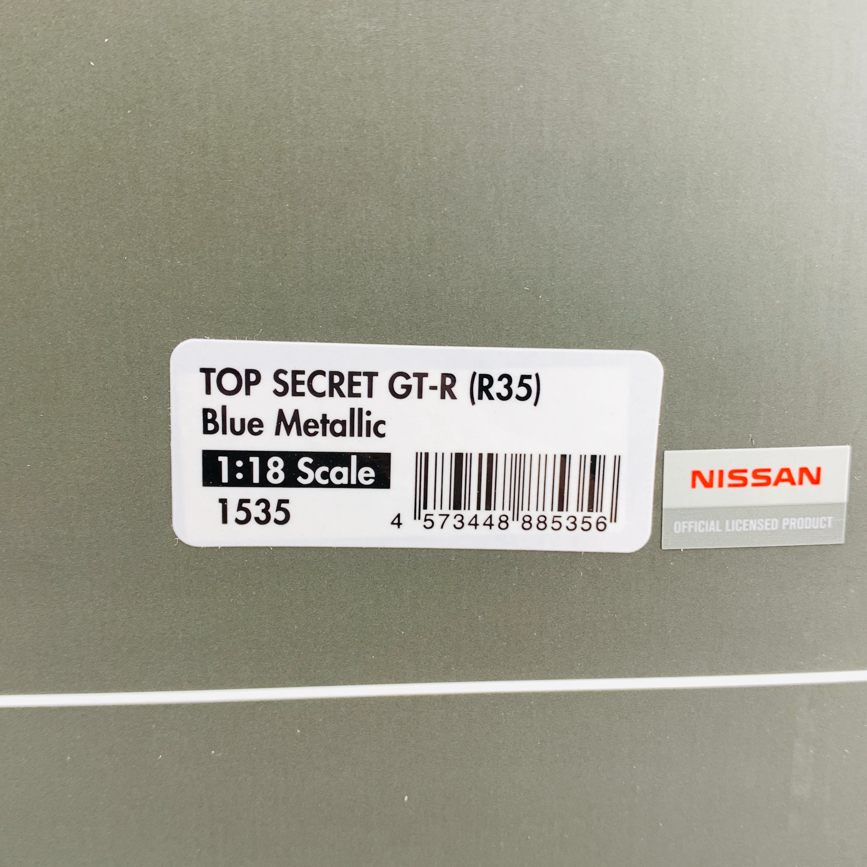 Ignition Model 1/18 TOP SECRET Nissan GTR R35 Blue Metallic IG1535 - Image 7