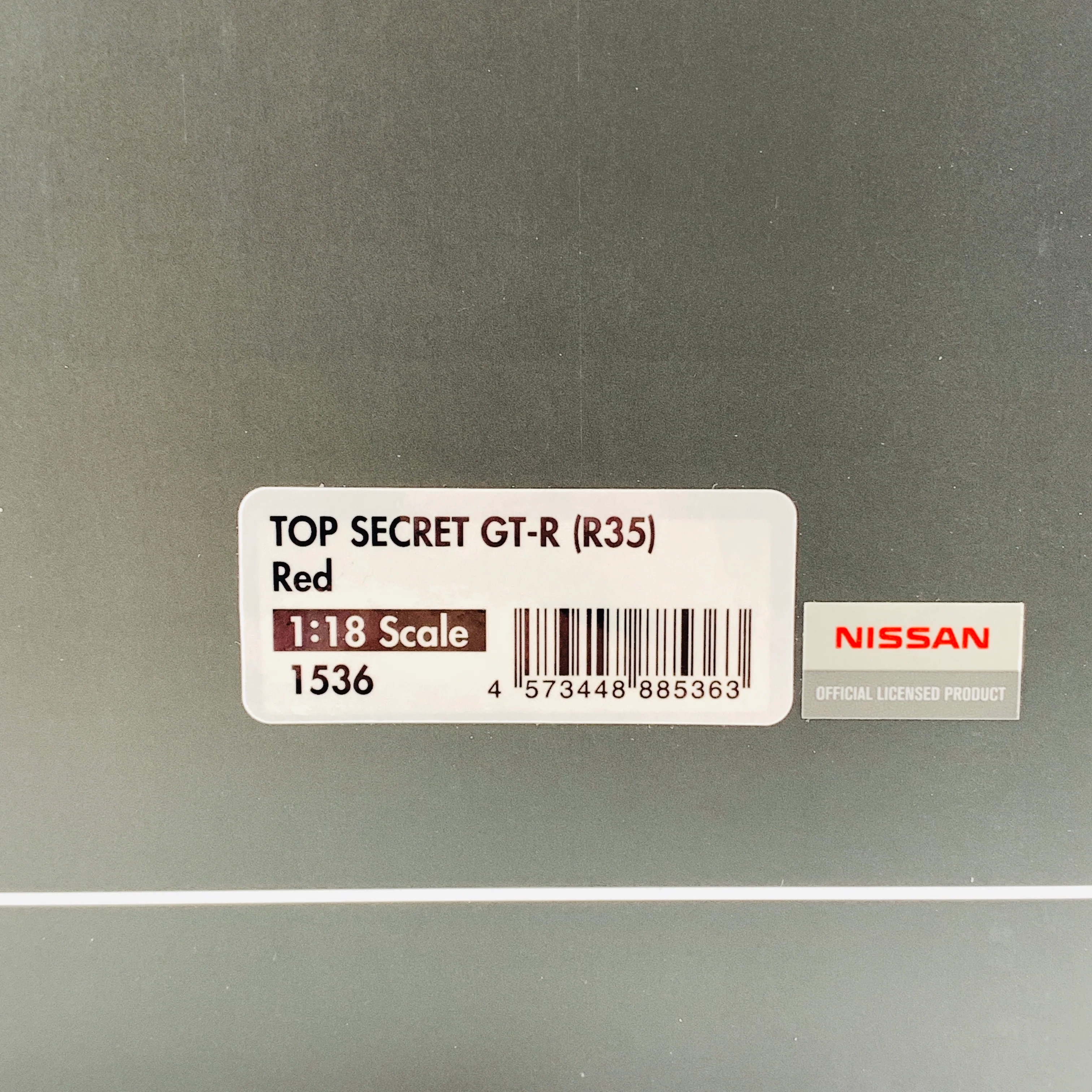 Ignition Model 1/18 TOP SECRET Nissan GTR R35 Red IG1536 - Image 7