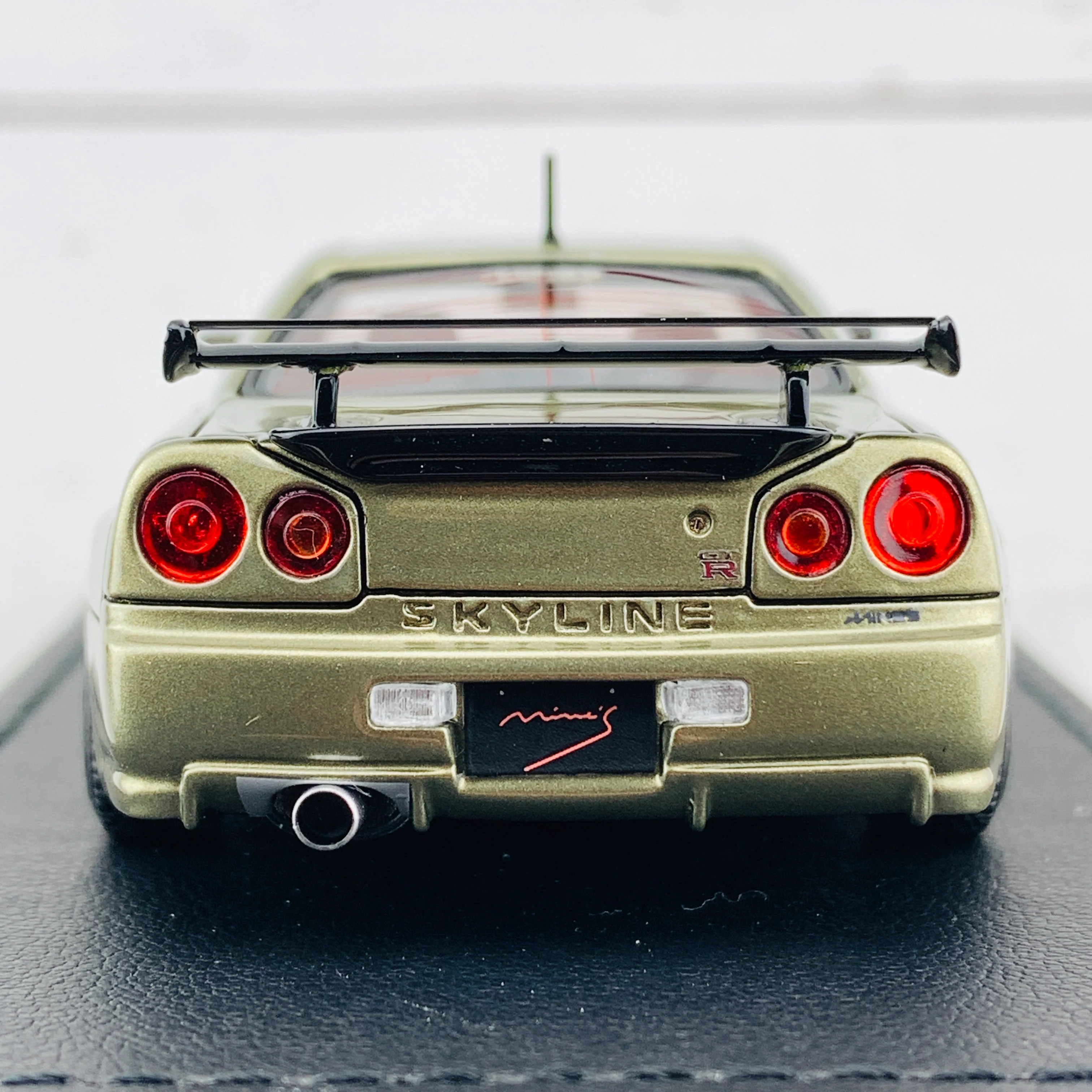 Ignition Model 1/43 Nissan Skyline GTR Mine's R34 Millennium Jade IG1813 - Image 6