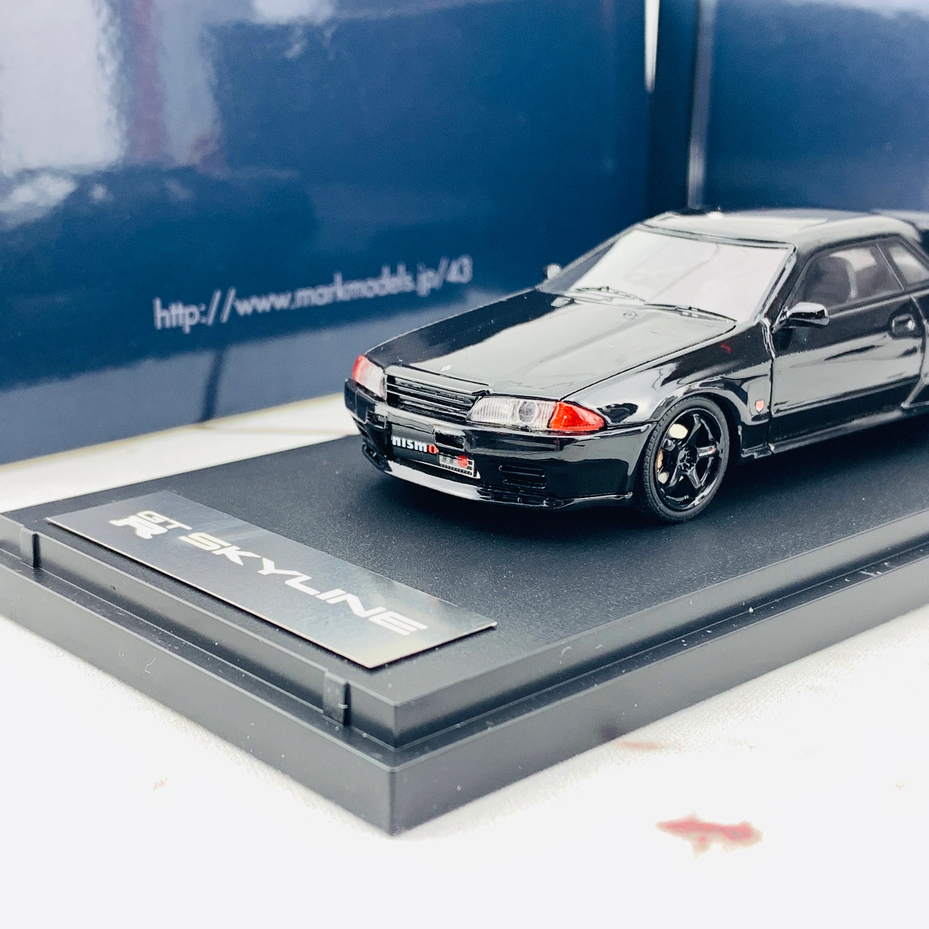 MARK43 1/43 NISSAN SKYLINE GTR (BNR32) NISMO Customized version Black PM4304NBK - Image 4