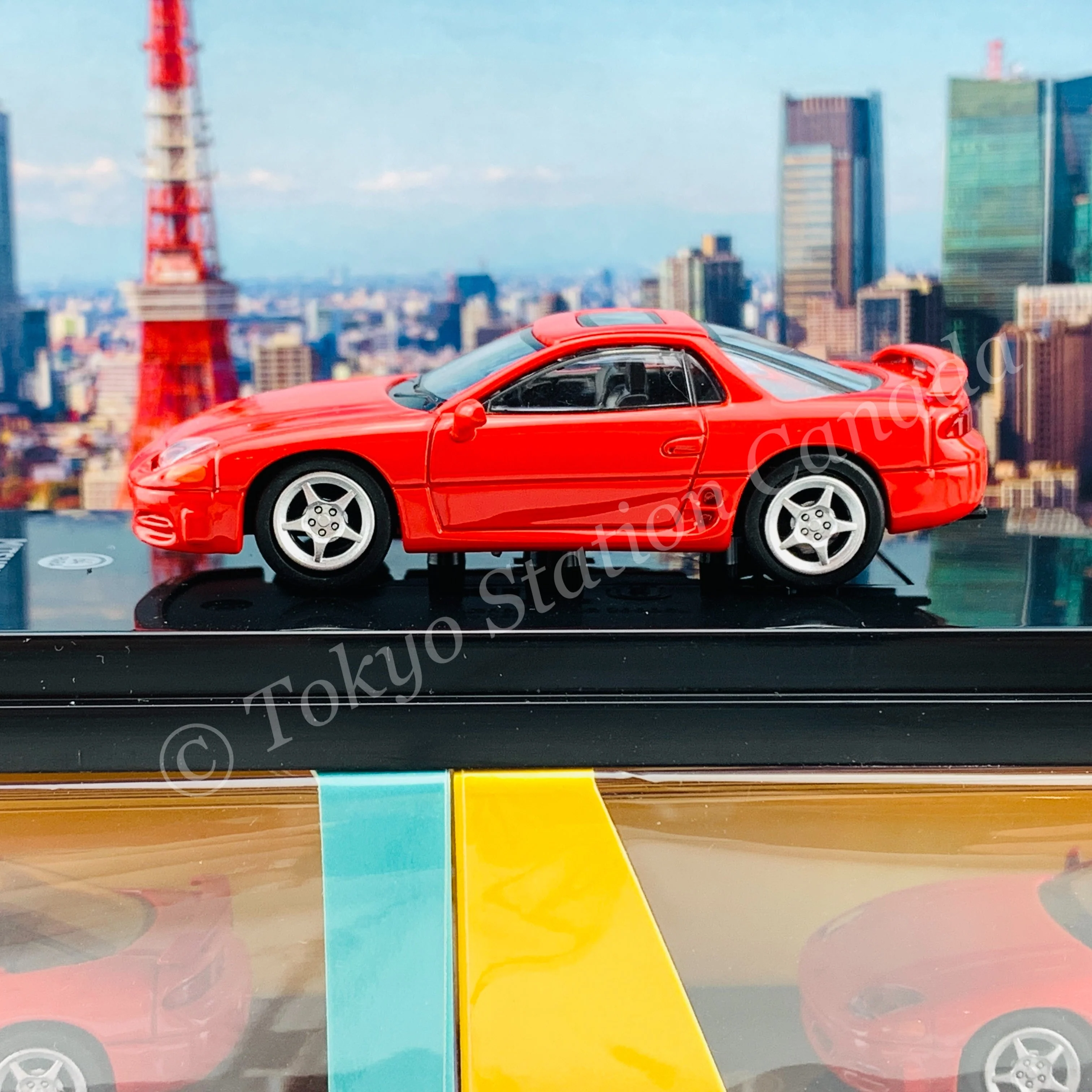 PARA64 1/64 Mitsubishi 3000GT GTO Caracas Red LHD PA-55131 - Image 3