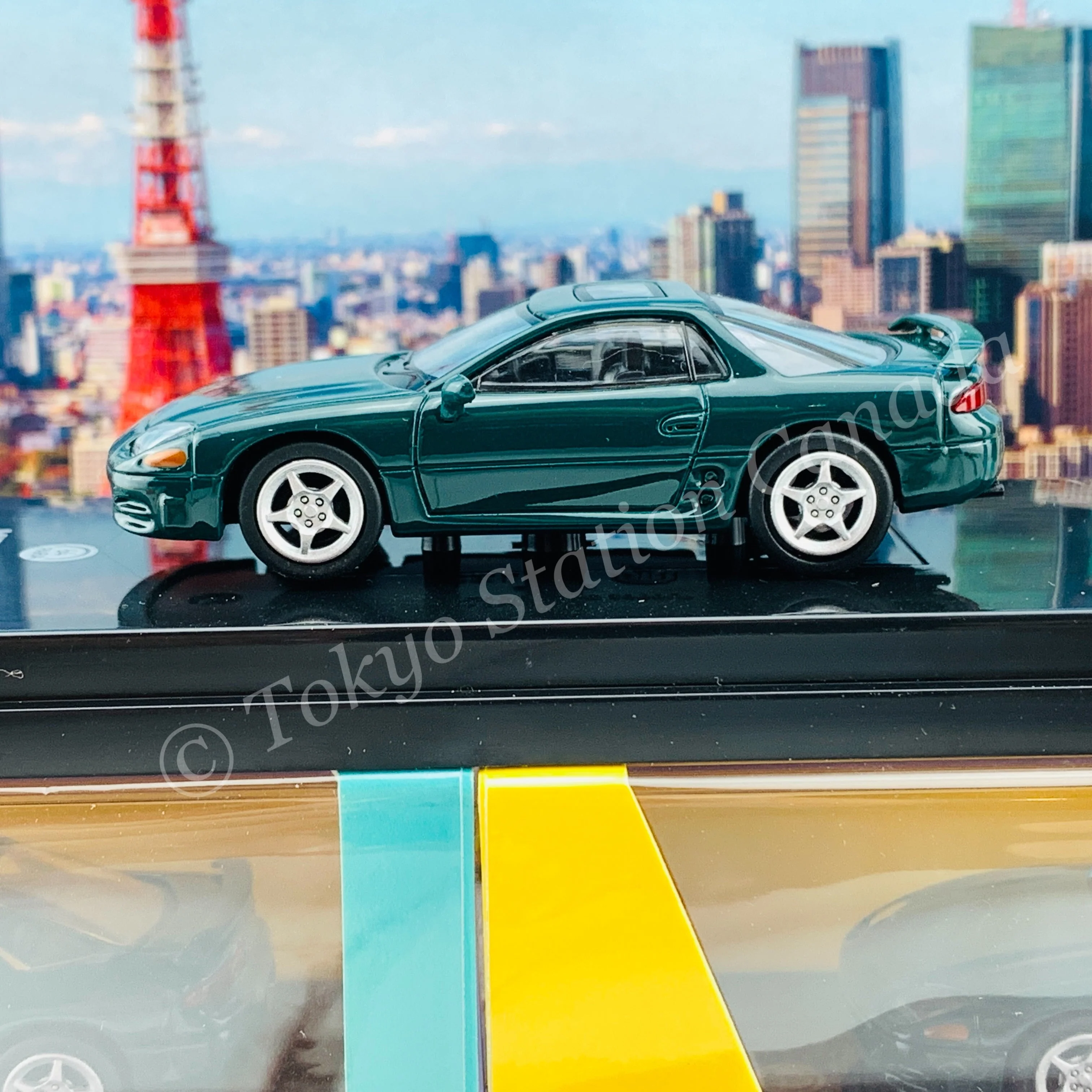 PARA64 1/64 Mitsubishi 3000GT GTO Panama Green Mica LHD PA-55132 - Image 3