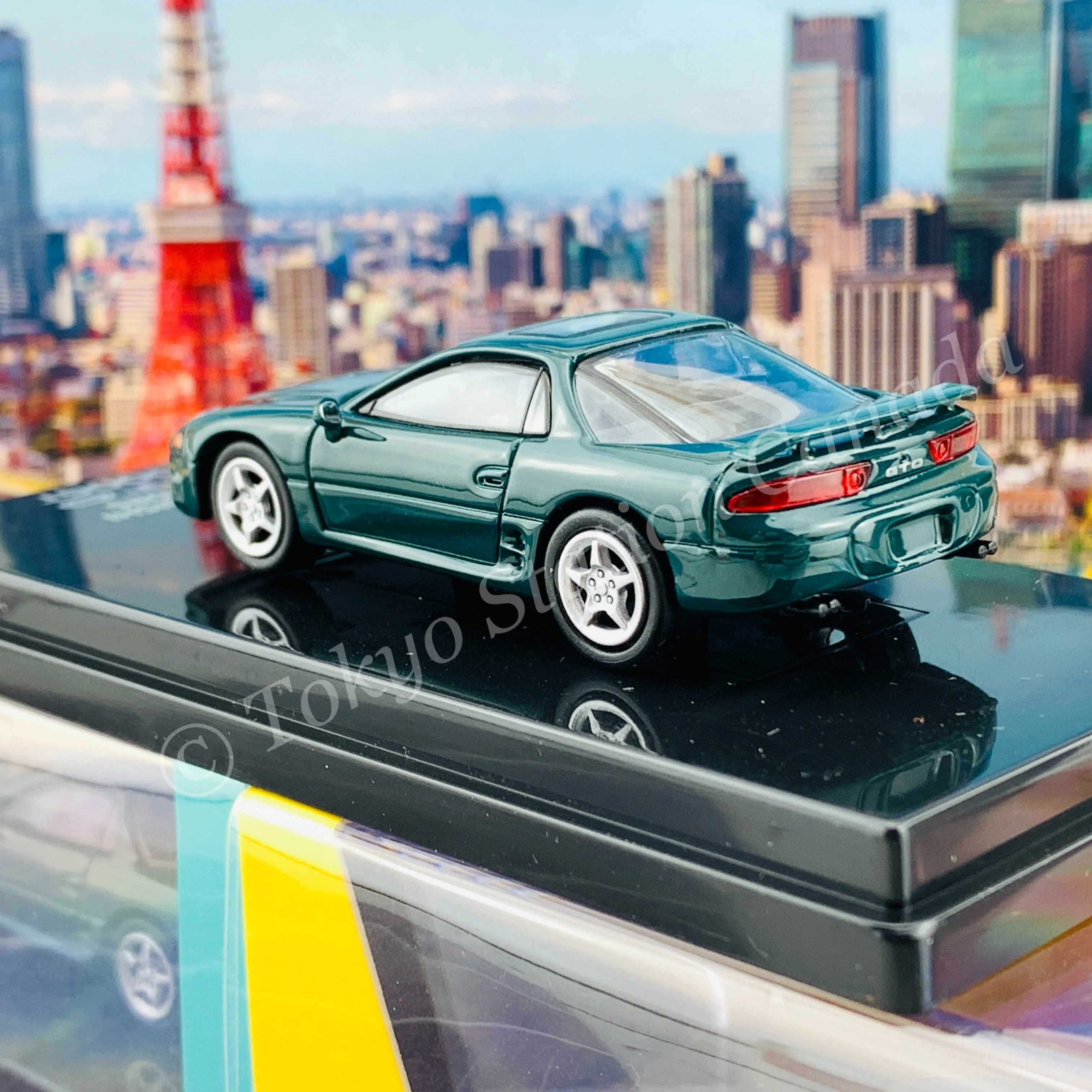 PARA64 1/64 Mitsubishi 3000GT GTO Panama Green Mica LHD PA-55132 - Image 4