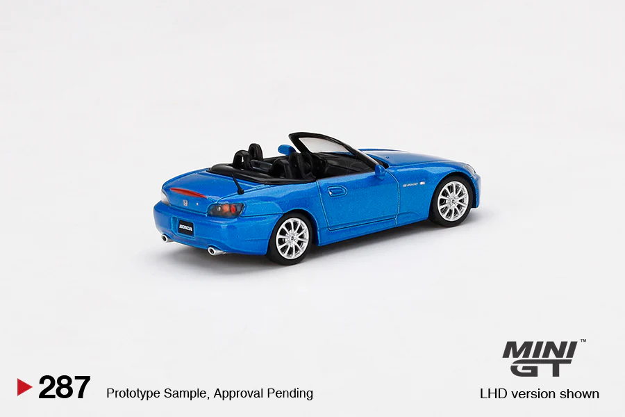 MINI GT 1/64 Honda S2000 (AP2) Laguna Blue Pearl LHD MGT00287-L - Image 2