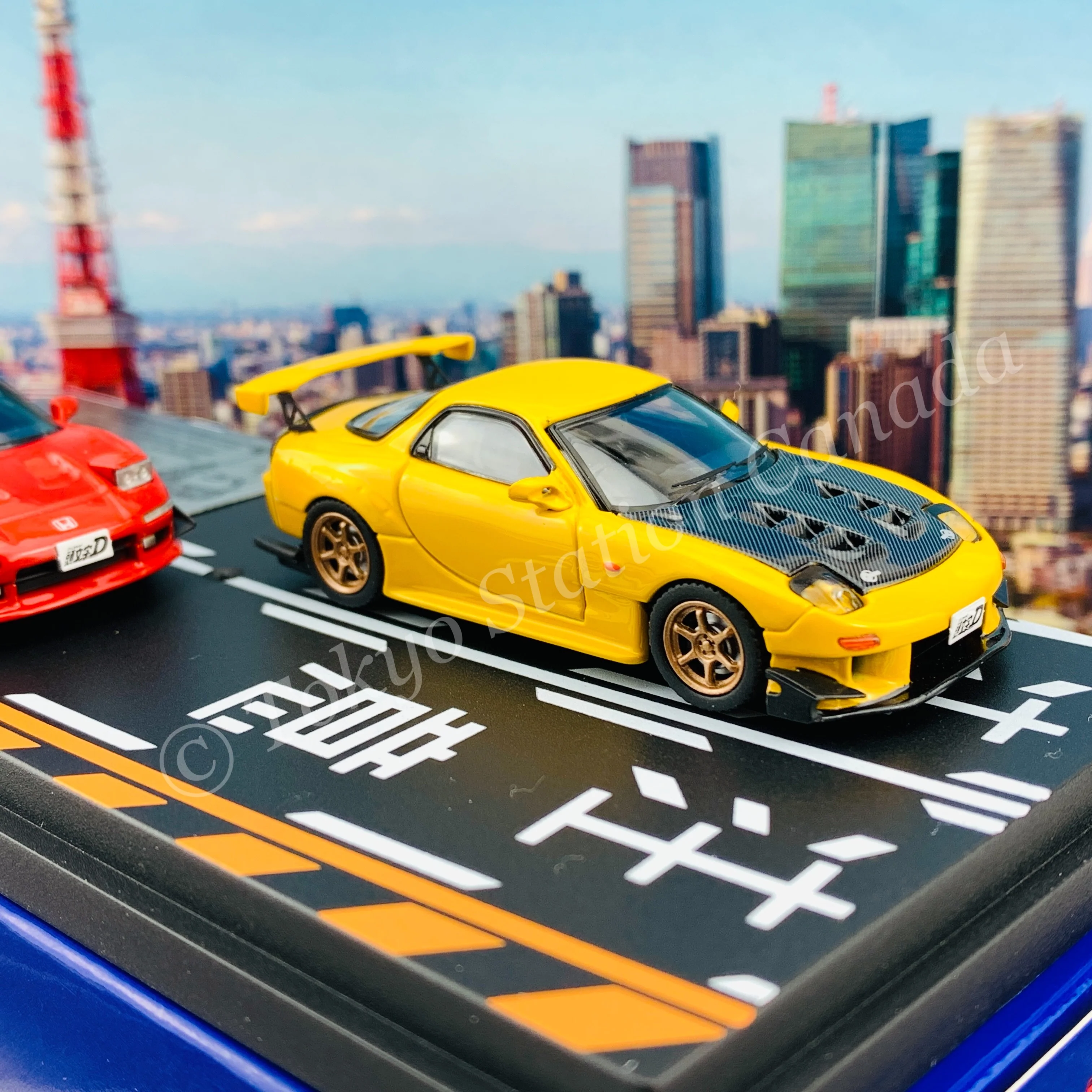 MODELER'S 1/64 Initial D Set Vol.3 Keisuke Takahashi RX-7 (FD3S) & Go Hojo NSX (NA1) MD64203 - Image 5