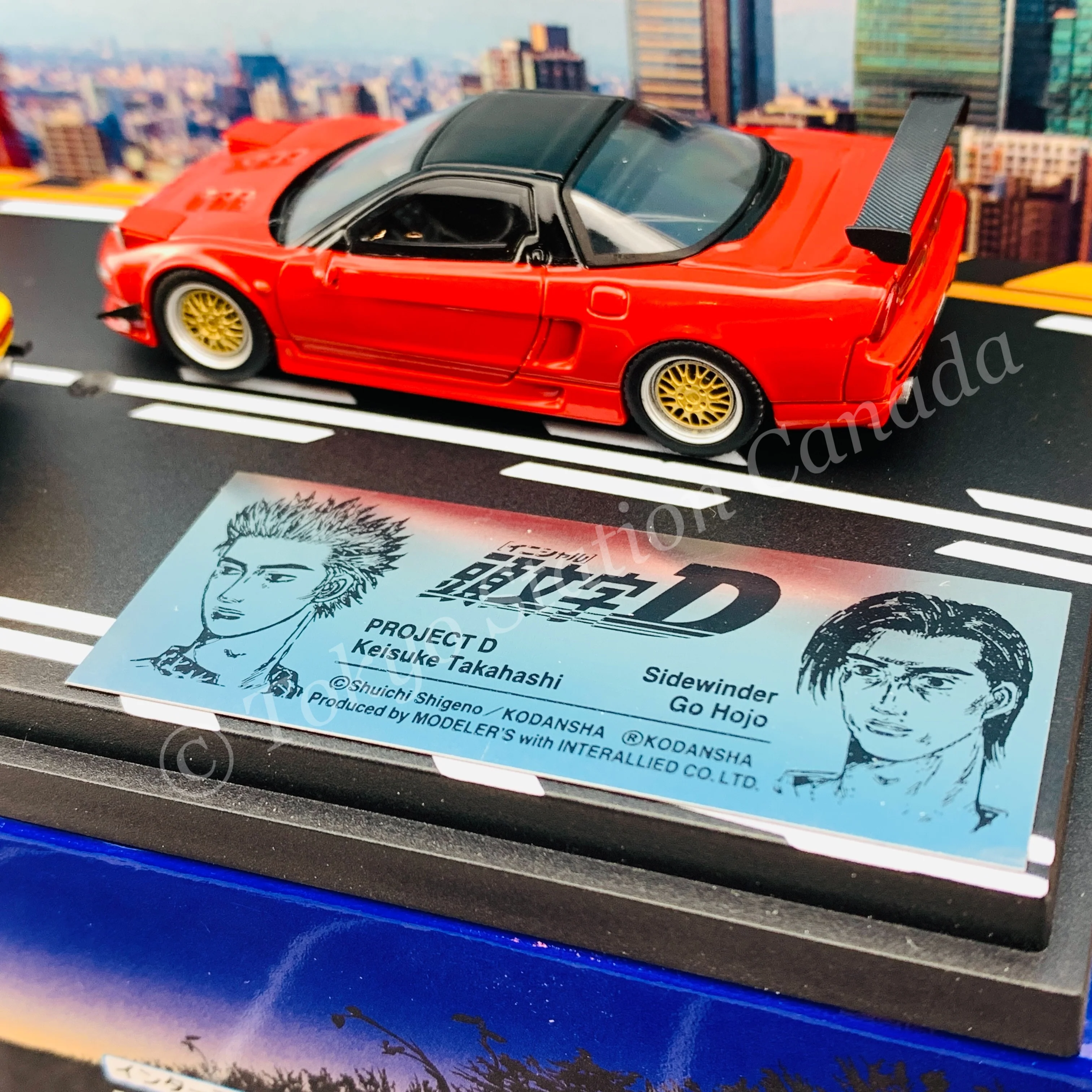 MODELER'S 1/64 Initial D Set Vol.3 Keisuke Takahashi RX-7 (FD3S) & Go Hojo NSX (NA1) MD64203 - Image 7
