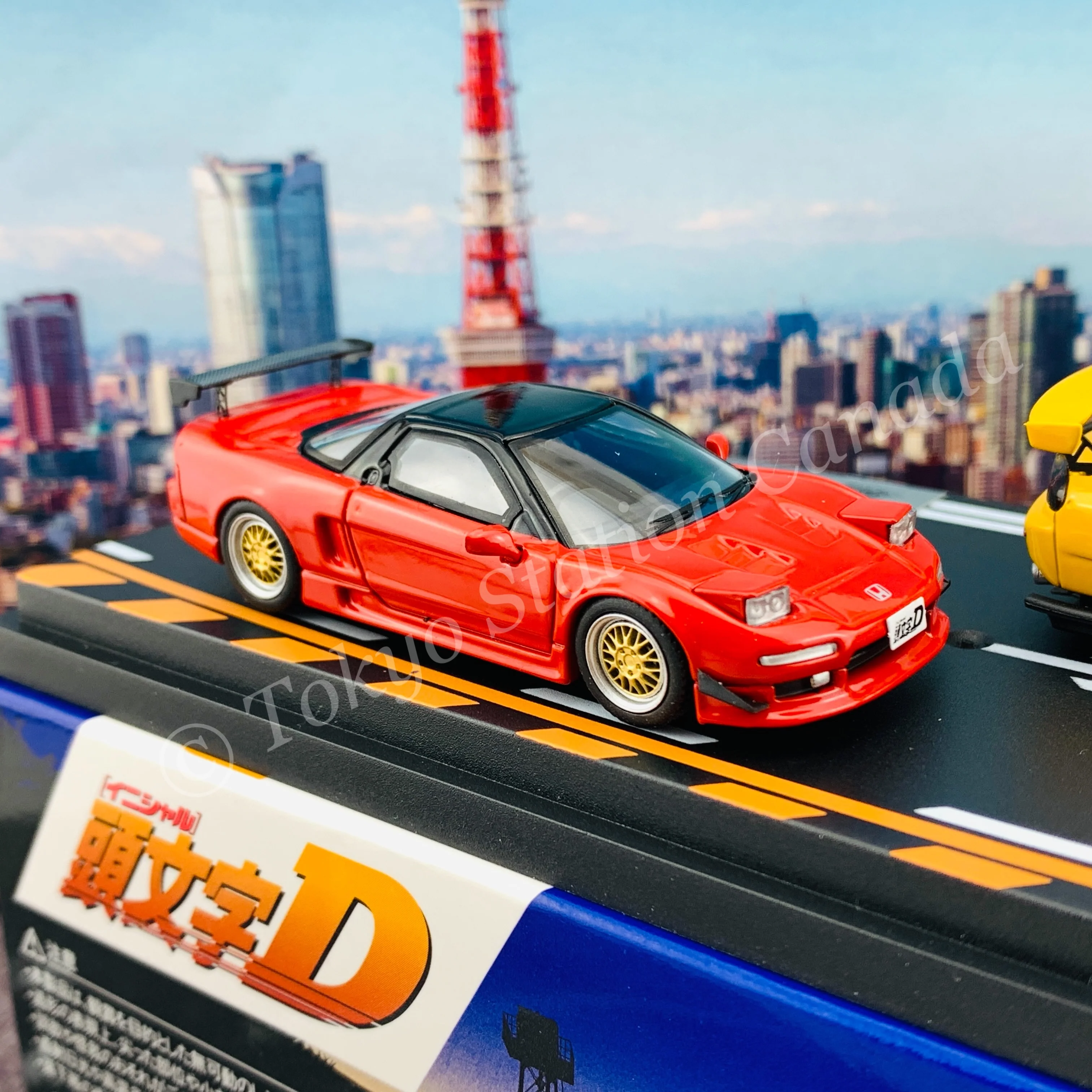 MODELER'S 1/64 Initial D Set Vol.3 Keisuke Takahashi RX-7 (FD3S) & Go Hojo NSX (NA1) MD64203 - Image 8