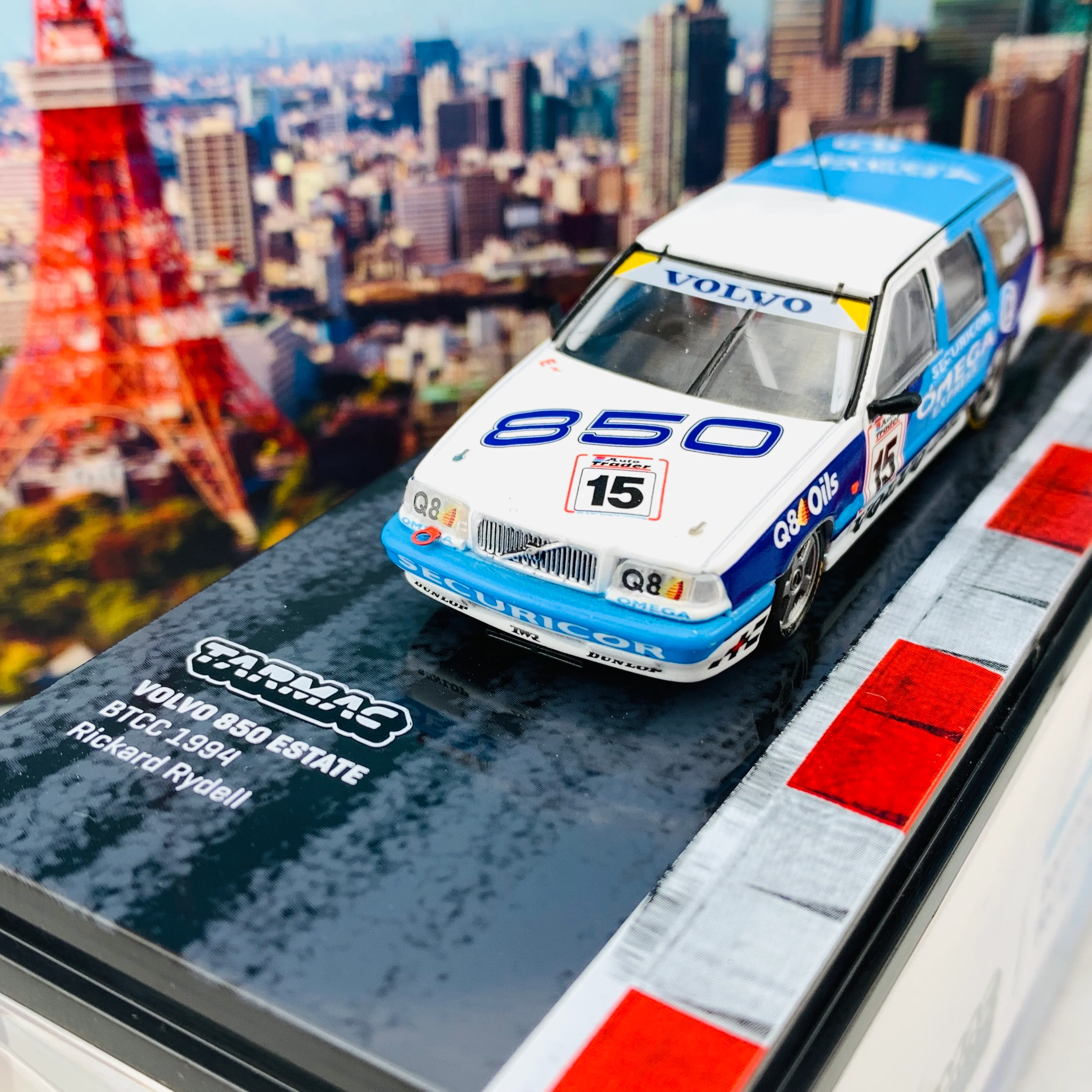 Tarmac Works 1/64 Hobby Collection Volvo 850 Estate #15 BTCC 1994 Rickard Rydell T64-039-94BTCC15 - Image 3