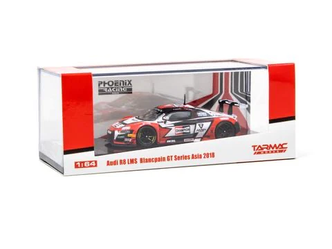 Tarmac Works 1/64 Pit Garage Diorama - Audi Sport - DIORAMA64 T64D-001-AS Includes T64-007-18BGTA5 Audi R8 LMS Blancpain GT Series Asia 2018 - Image 6