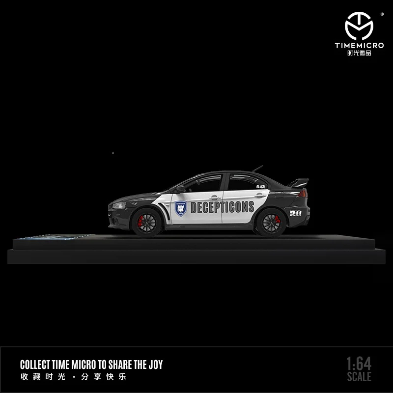 TIME MICRO 1/64 Mitsubishi EVO X Police Car "DECEPTICONS" - Image 2