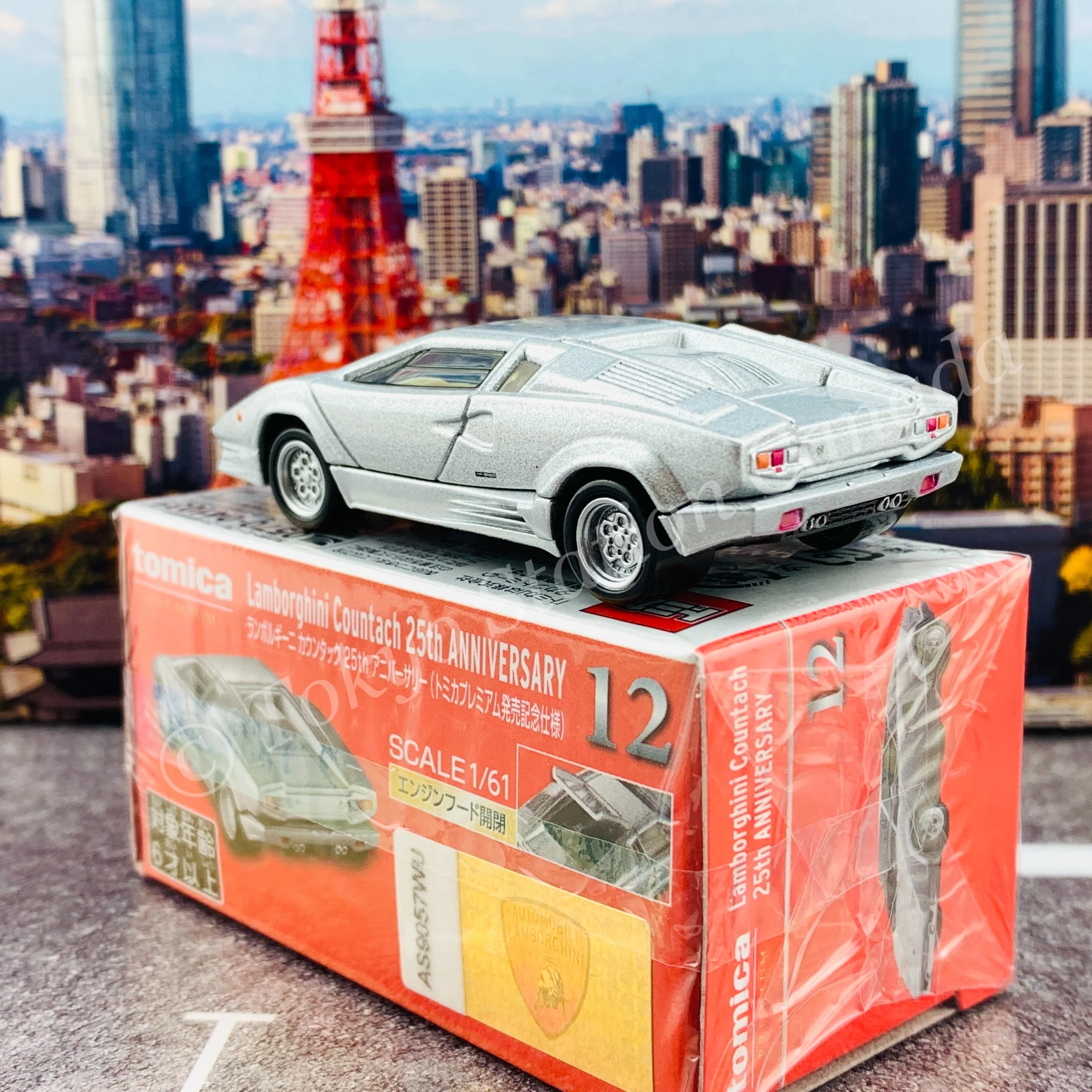 Tomica Premium 12 Lamborghini Countach 25th Anniversary (Tomica Premium Release Commemorative Specificationトミカプレミアム発売記念仕様) - Image 3