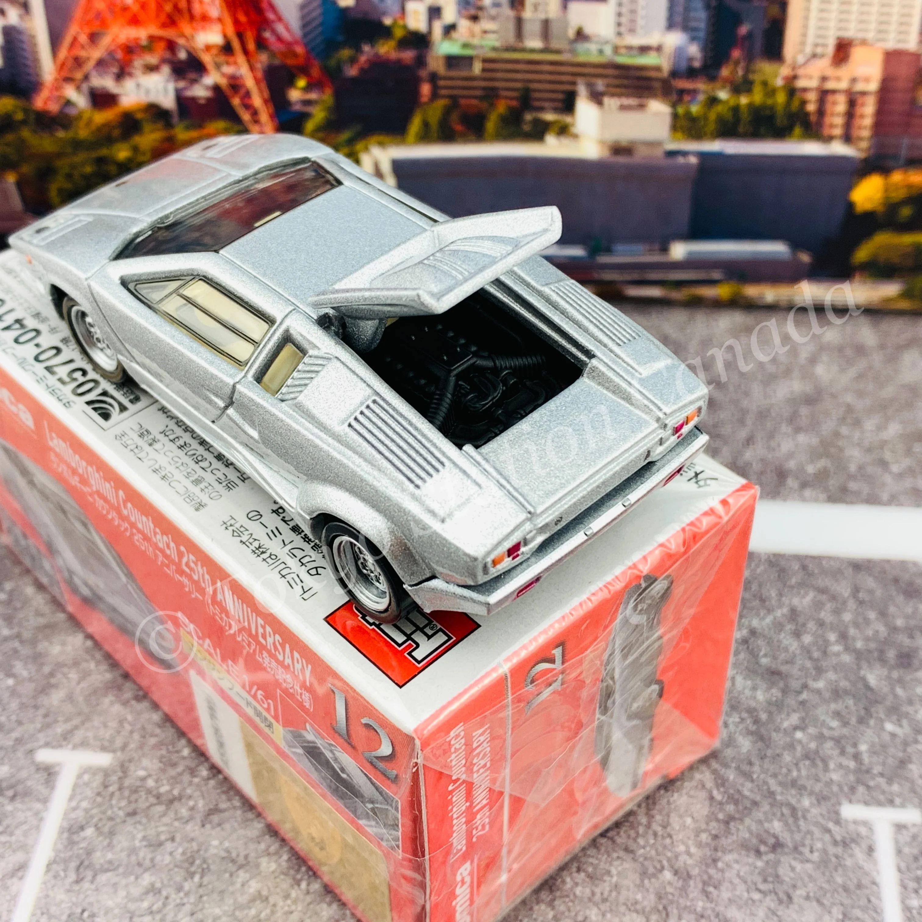 Tomica Premium 12 Lamborghini Countach 25th Anniversary (Tomica Premium Release Commemorative Specificationトミカプレミアム発売記念仕様) - Image 5