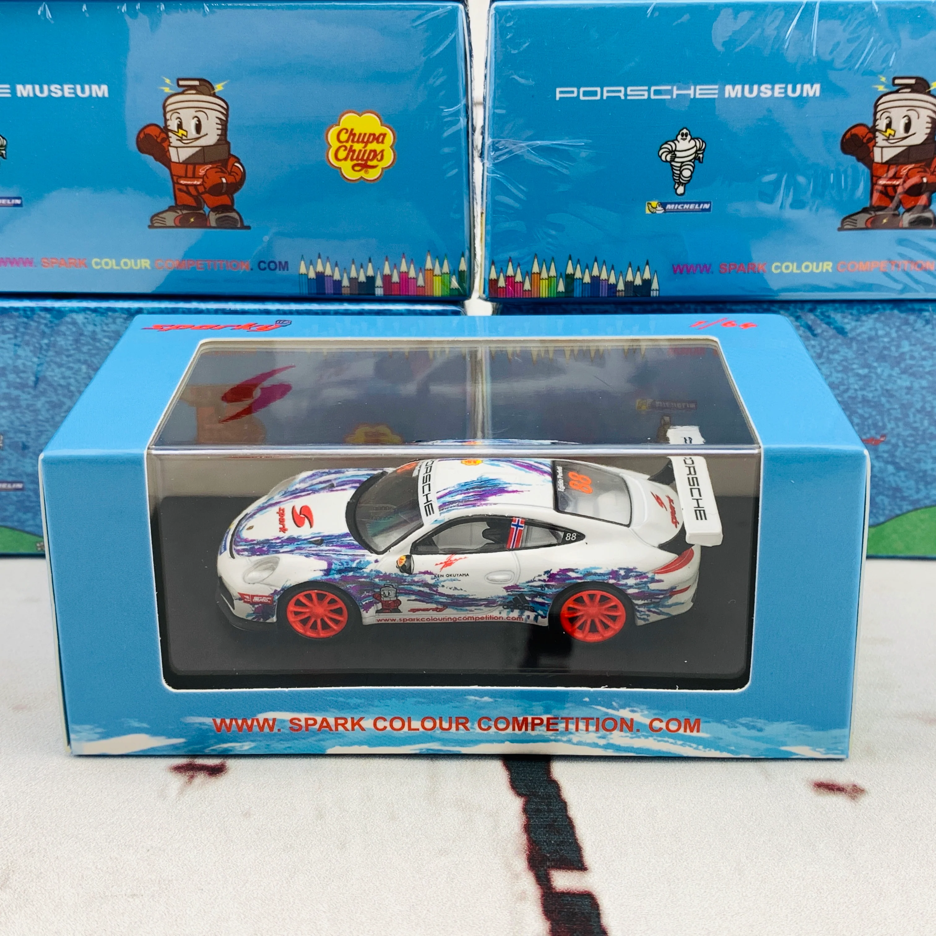 Sparky 1/64 991 GT3 CUP - #88 MALAYSIA Y006 - Image 4