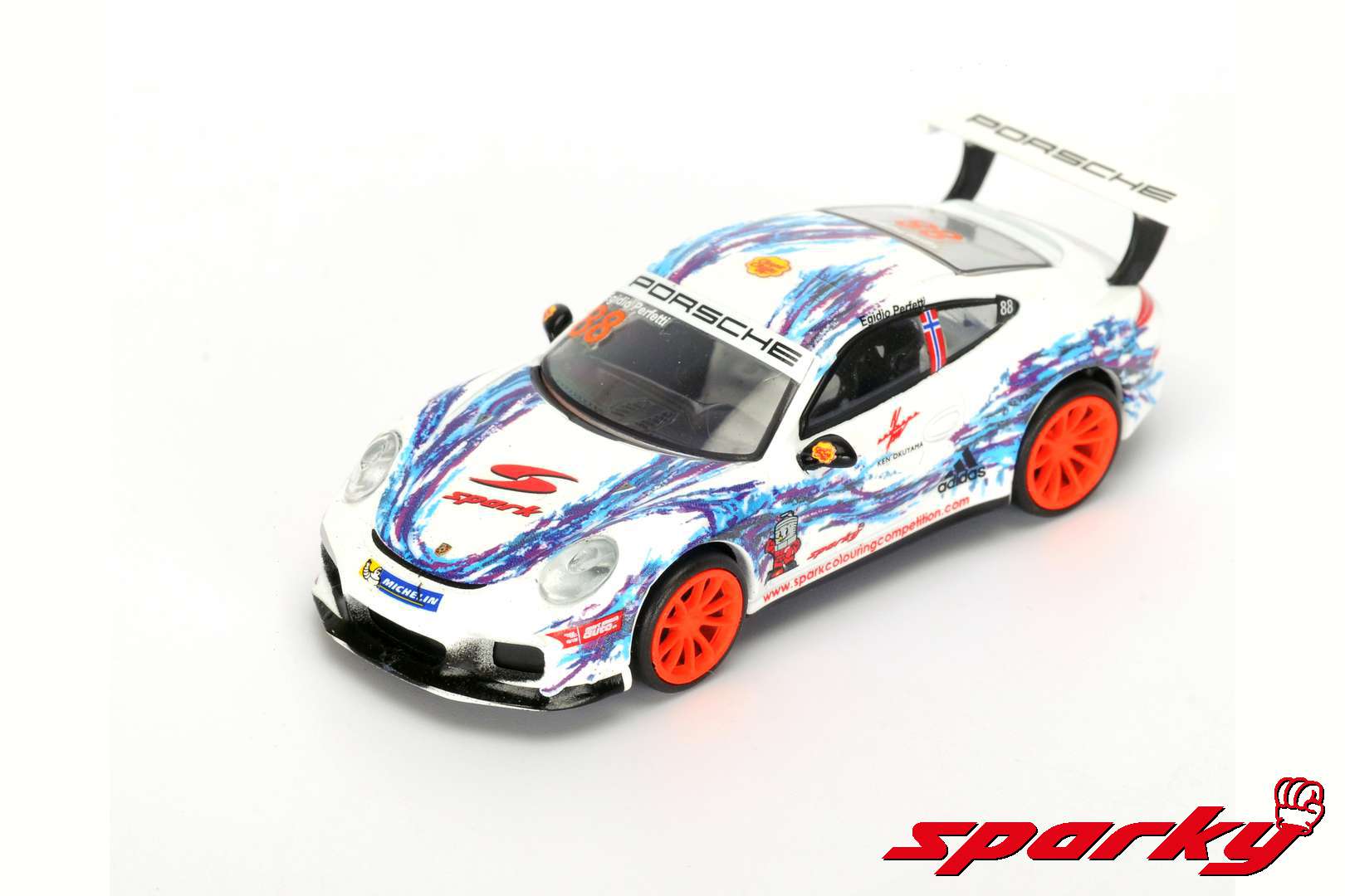 Sparky 1/64 991 GT3 CUP - #88 MALAYSIA Y006 - Image 5
