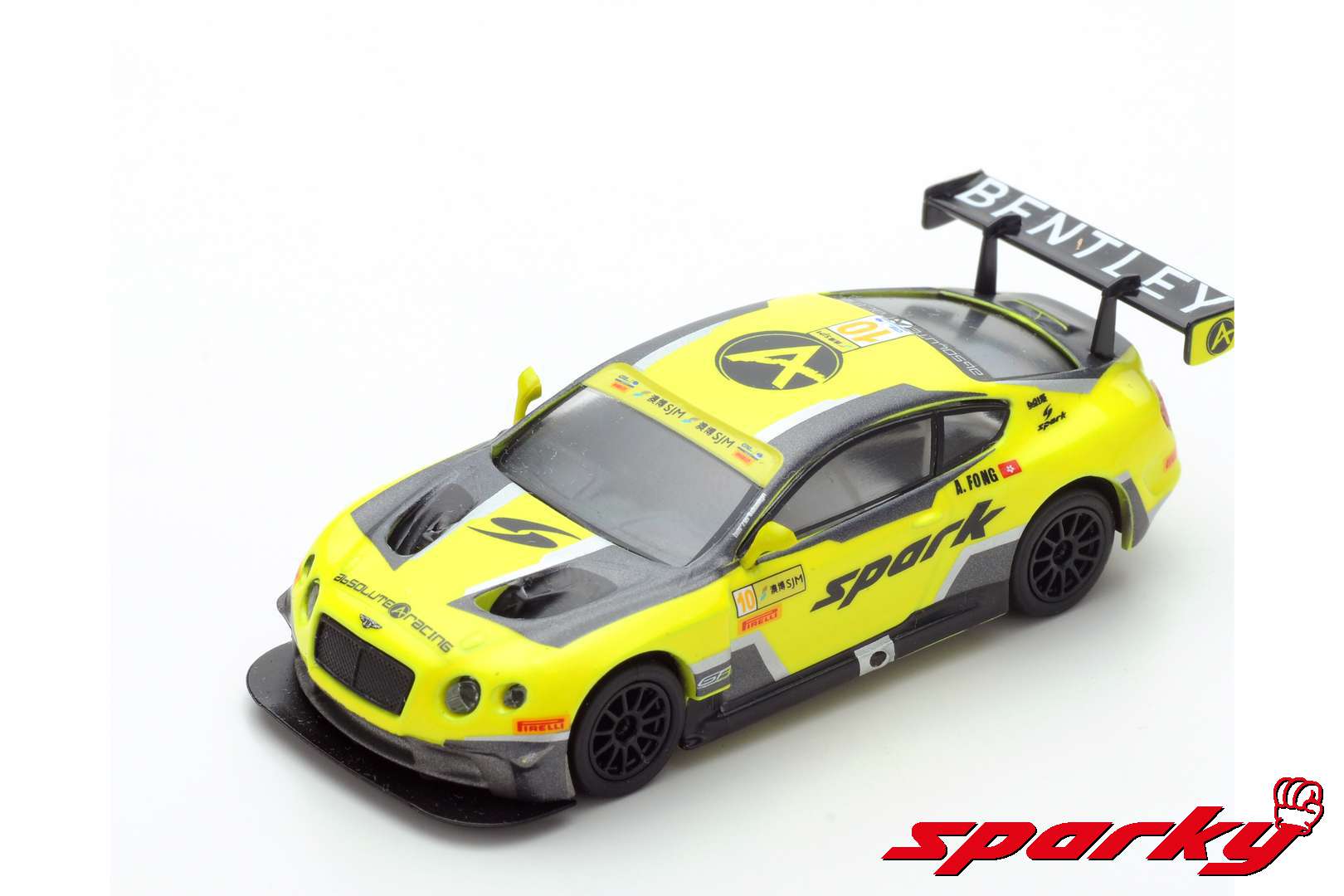 Sparky 1/64 BENTLEY CONTINENTAL GT3 NO.10 5TH MACAU GP FIA GT WORLD CUP 2016 BENTLEY TEAM ABSOLUTE ADDERLY FONG Y105 - Image 5