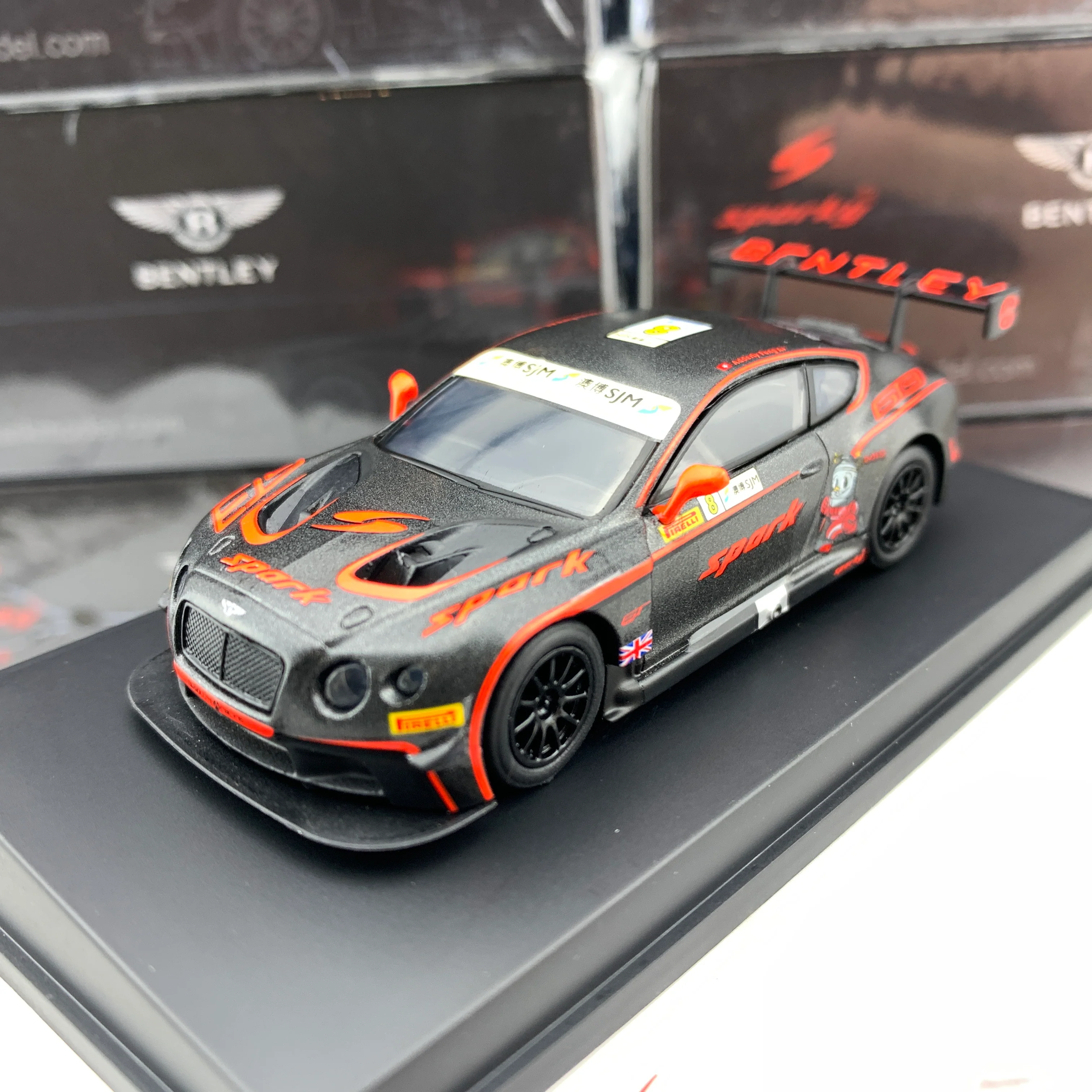 Sparky 1/64 BENTLEY CONTINENTAL GT3 NO.8 MACAU GP FIA GT WORLD CUP 2015 BENTLEY TEAM ABSOLUTE ADDERLY FONG Y104 - Image 2
