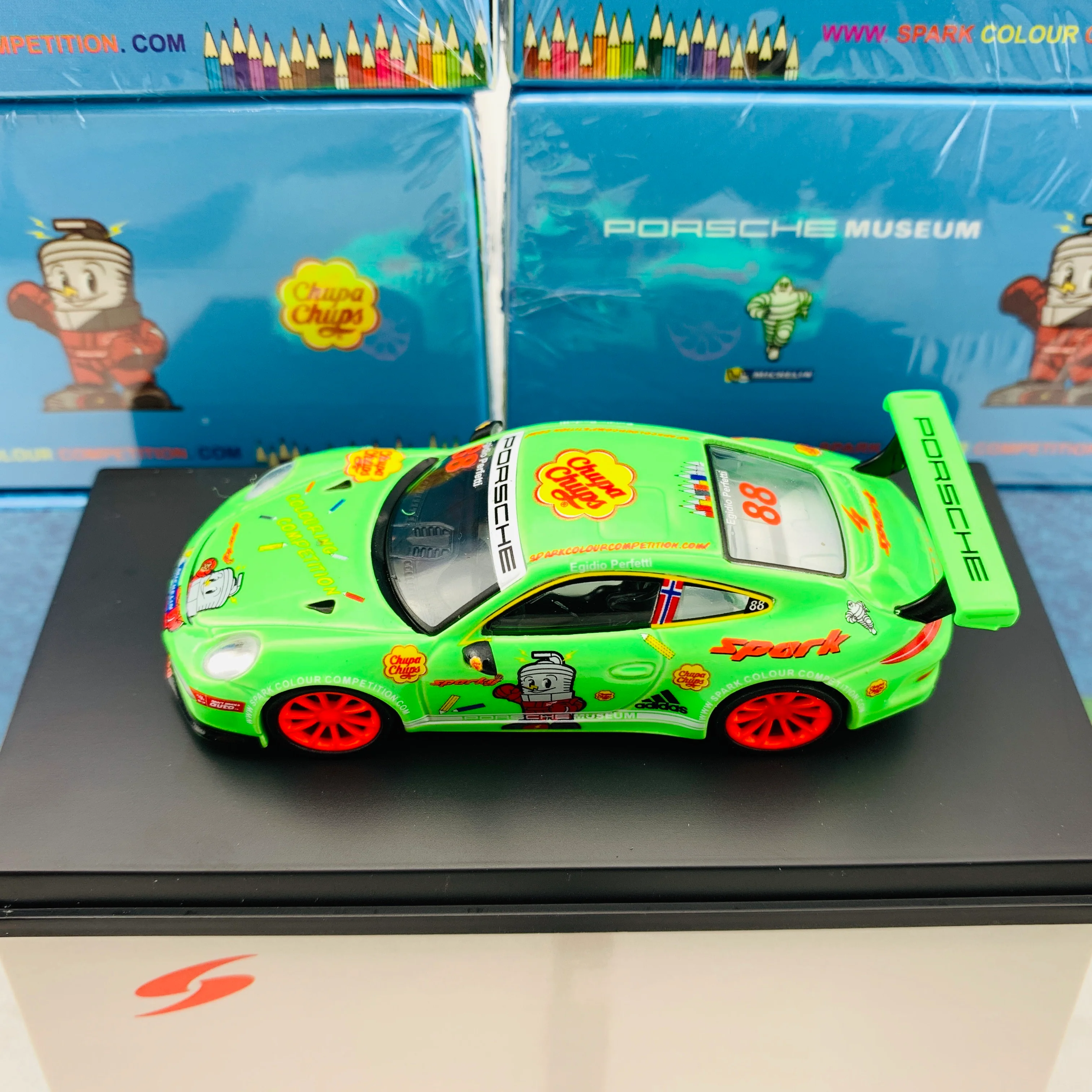 Sparky 1/64 991 CUP KOREA GREEN Y004 - Image 3
