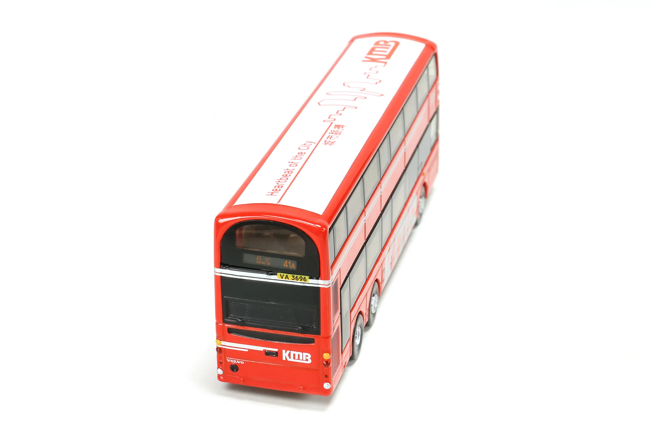 Tiny 微影 119 KMB Volvo B9TL Wright Red (Express > Tsing Yi 41A) 前衛富豪B9TL 紅色 （特快>青衣41A) AKMB-M-2017080 - Image 6