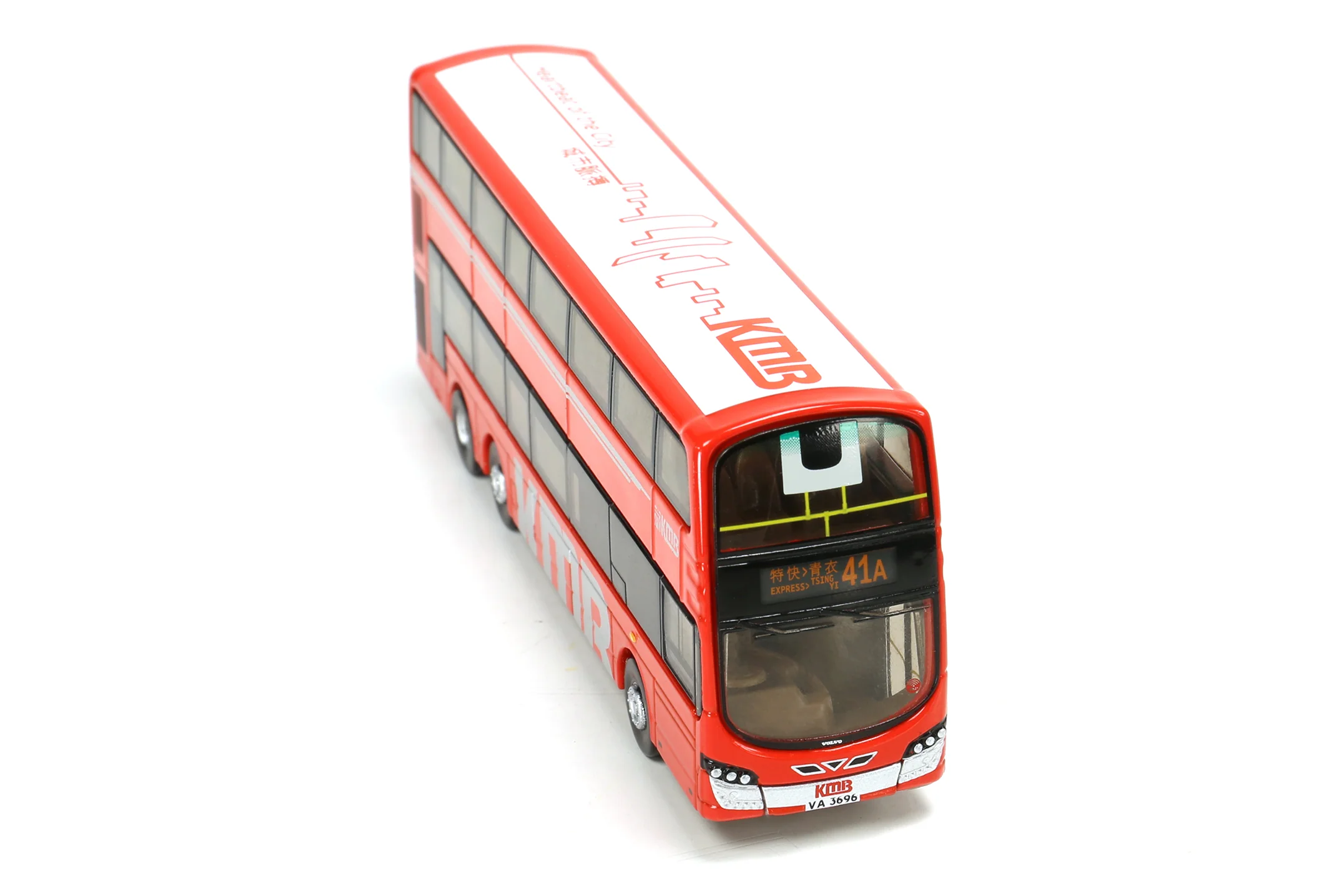 Tiny 微影 119 KMB Volvo B9TL Wright Red (Express > Tsing Yi 41A) 前衛富豪B9TL 紅色 （特快>青衣41A) AKMB-M-2017080 - Image 7