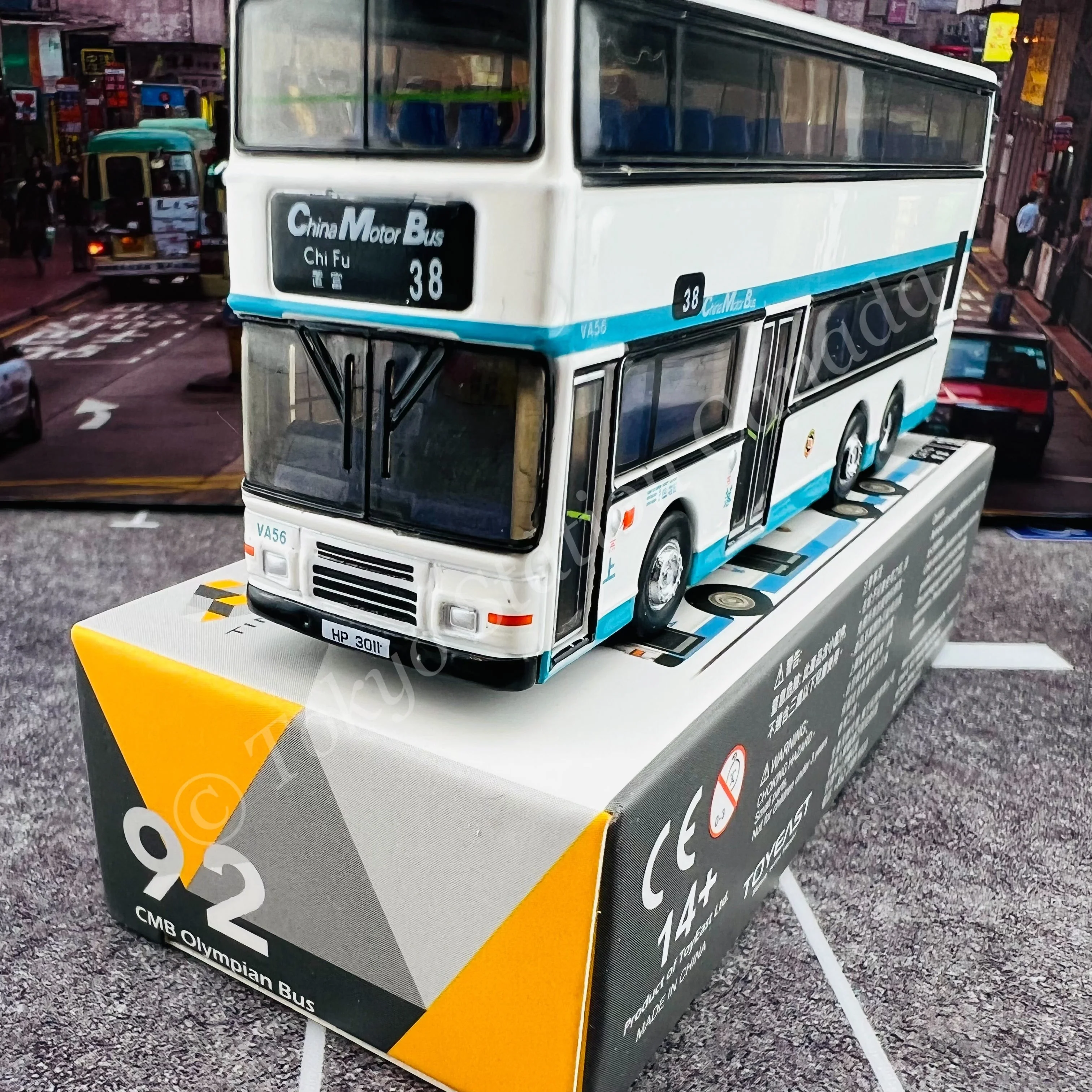 TINY 微影 92 CMB Olympian Bus (Chi Fu 38 置富) ATC65067 - Image 2