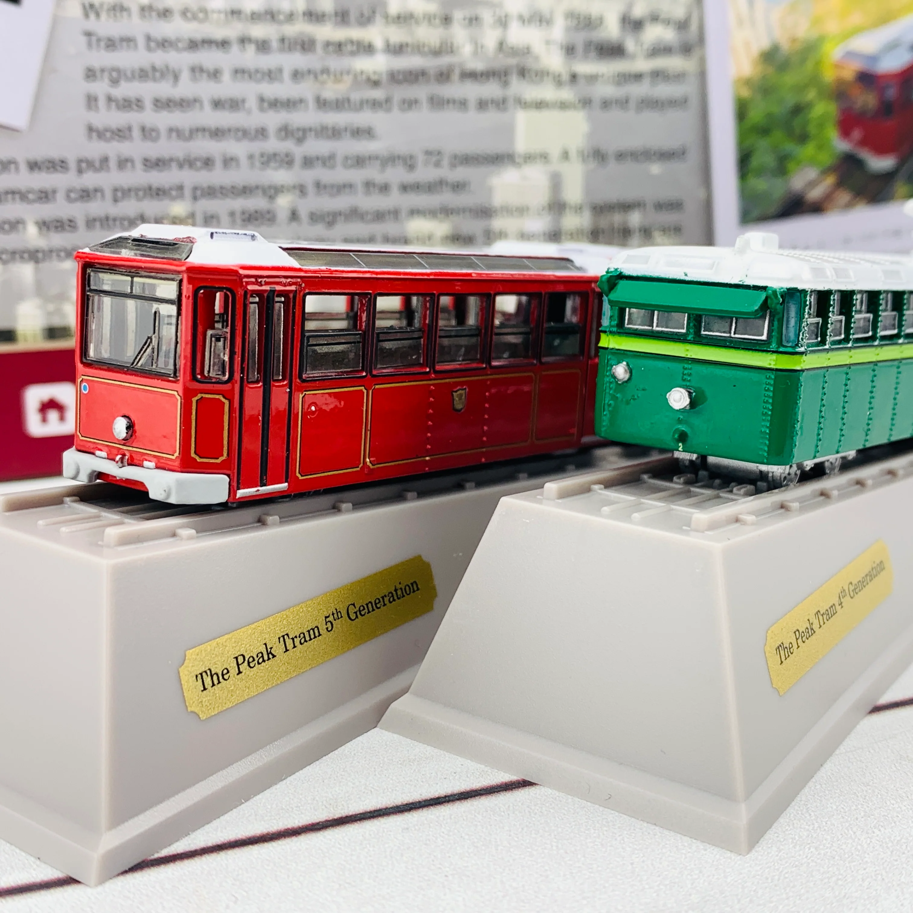 Tiny 微影 The Peak Tram 4th and 5th Generation 山頂纜車 第四及第五代套裝（連兩個斜台）ATBS130 - Image 4