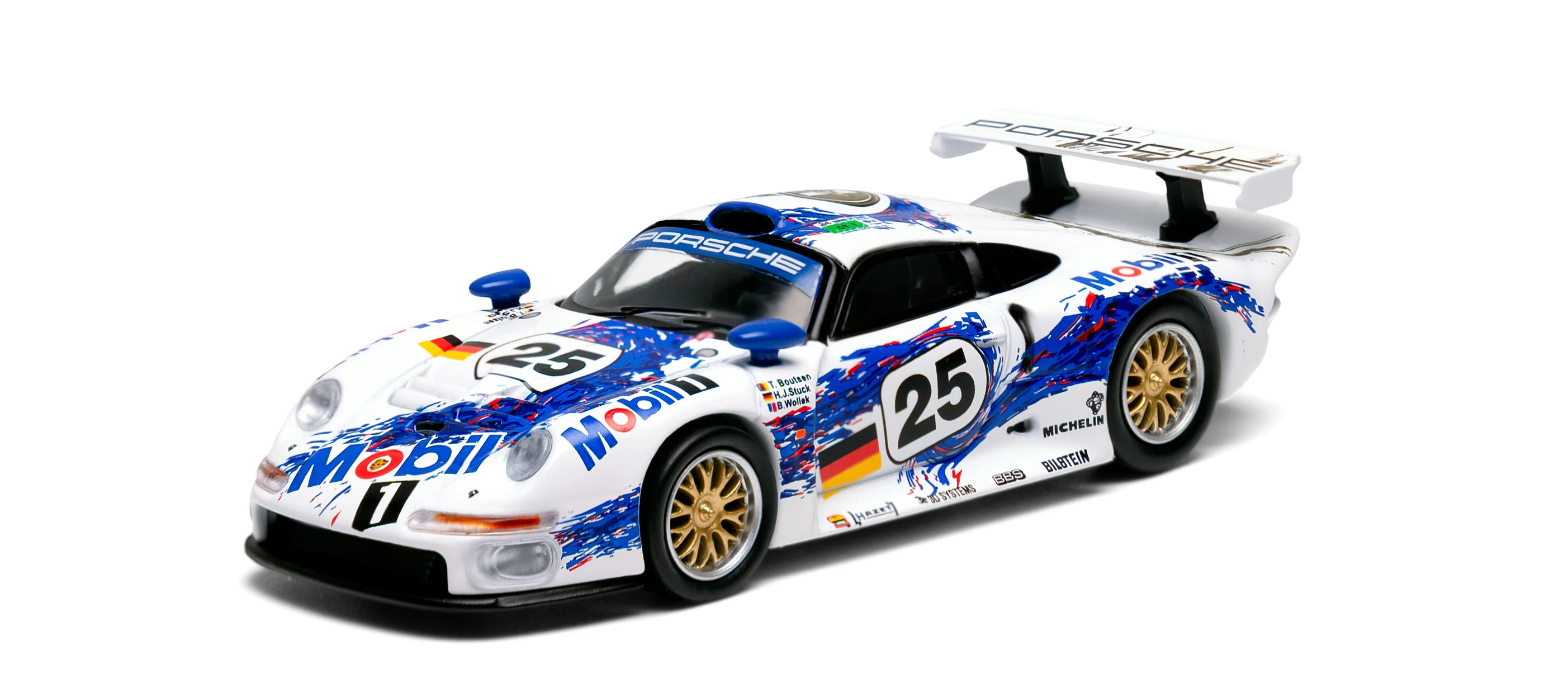 SPARKY x TINY 1/64 Sparky x Tiny 1/64 Porsche 911 GT1 2-car set 24h Le Mans 1996 #25 & #26 (Tiny Exclusive) YCOMBO64013 - Image 2