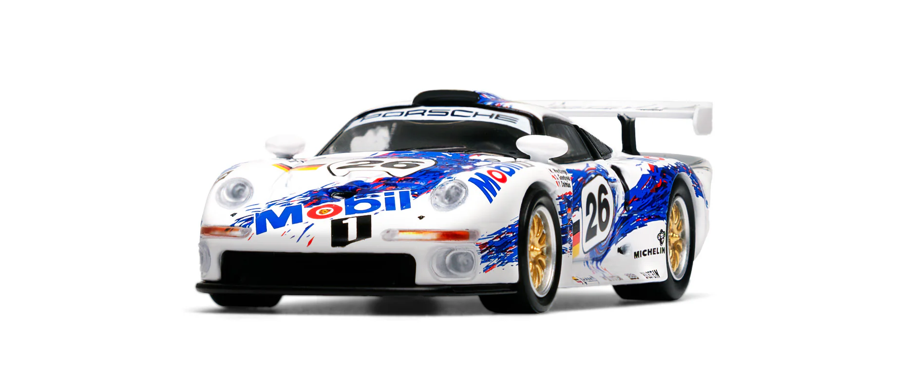 SPARKY x TINY 1/64 Sparky x Tiny 1/64 Porsche 911 GT1 2-car set 24h Le Mans 1996 #25 & #26 (Tiny Exclusive) YCOMBO64013 - Image 5