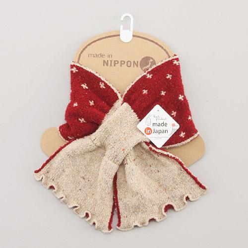 Cross-Plug Type Scarf - Red - Image 3
