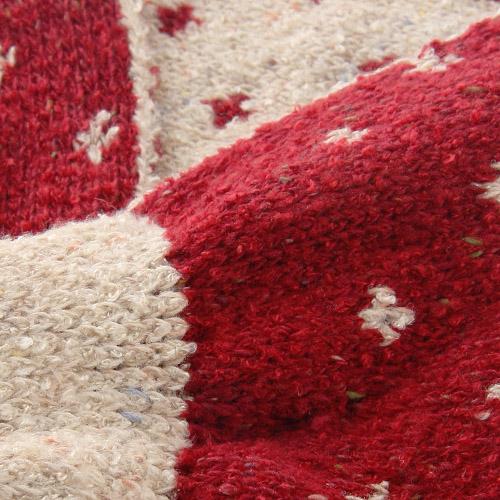 Cross-Plug Type Scarf - Red - Image 4