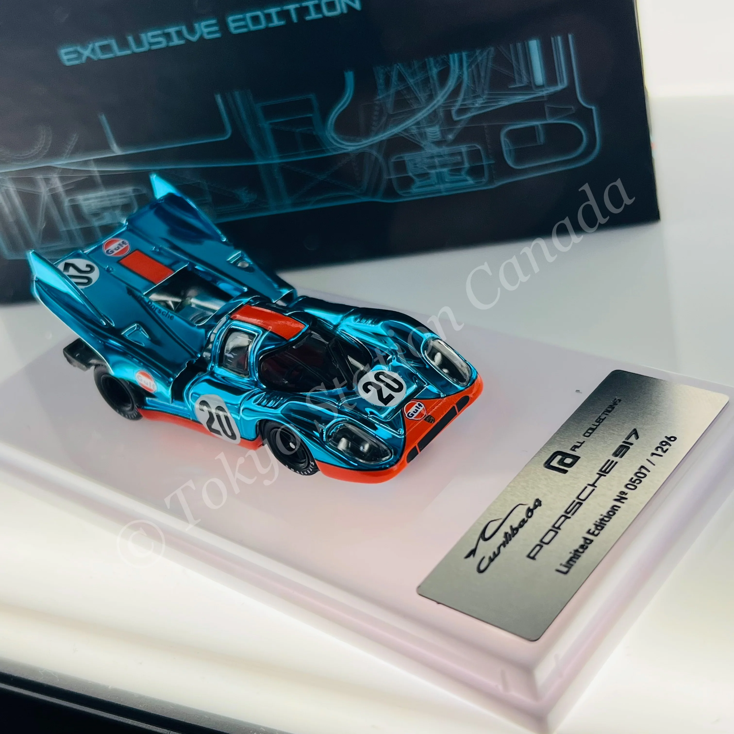 CURITIBA64 1/64 Porsche 917 Blue Chrome ACE2025 Exclusive Edition - Image 2