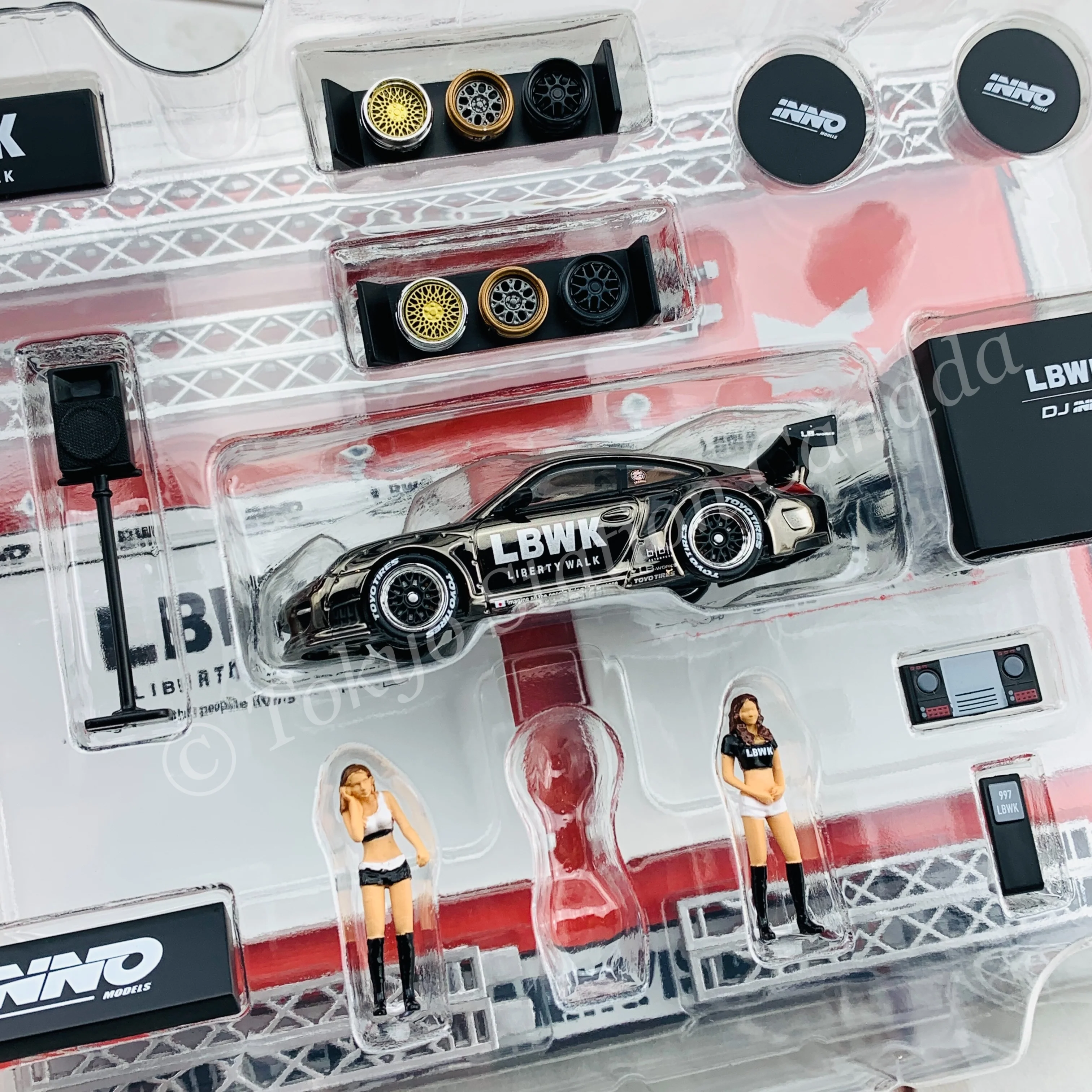 DIO64 by INNO 1/64 LBWK Auto Salon Diorama Included 997 LBWK DIO64-001SP "HONG KONG TOYCAR SHOW 2021 SPECIAL EDITION" - Image 3