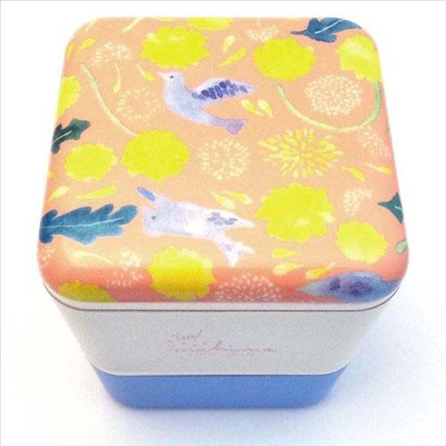 Double Layer Lunch Box  - Sky Blue - Image 2