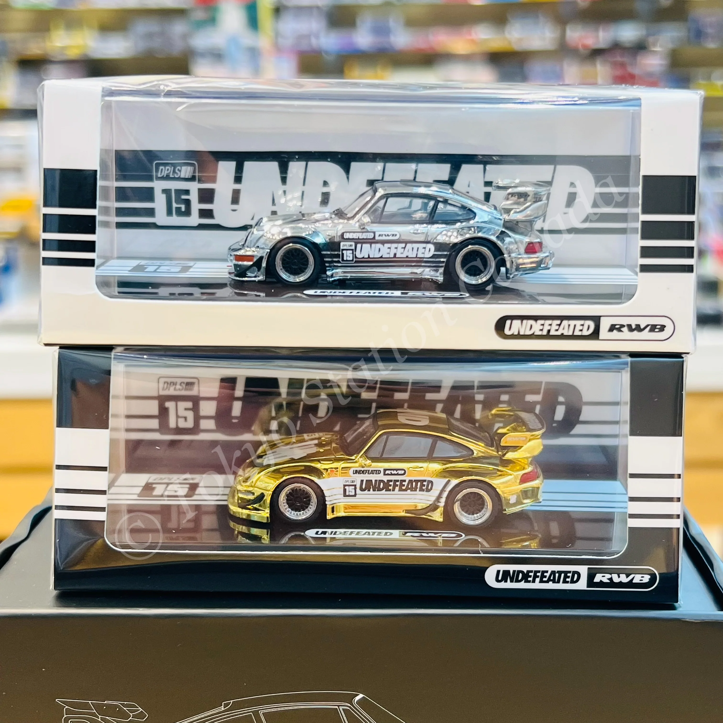 DPLS x RWB x INNO64 1/64 RWB 964 White and RWB 993 Black TASKL 2025 Exclusive Chase Car Box Set - Image 2