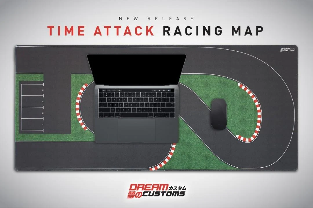 Dream Customs TIME ATTACK RACING MAP Desktop Diorama (XXL Mousepad) - Image 3