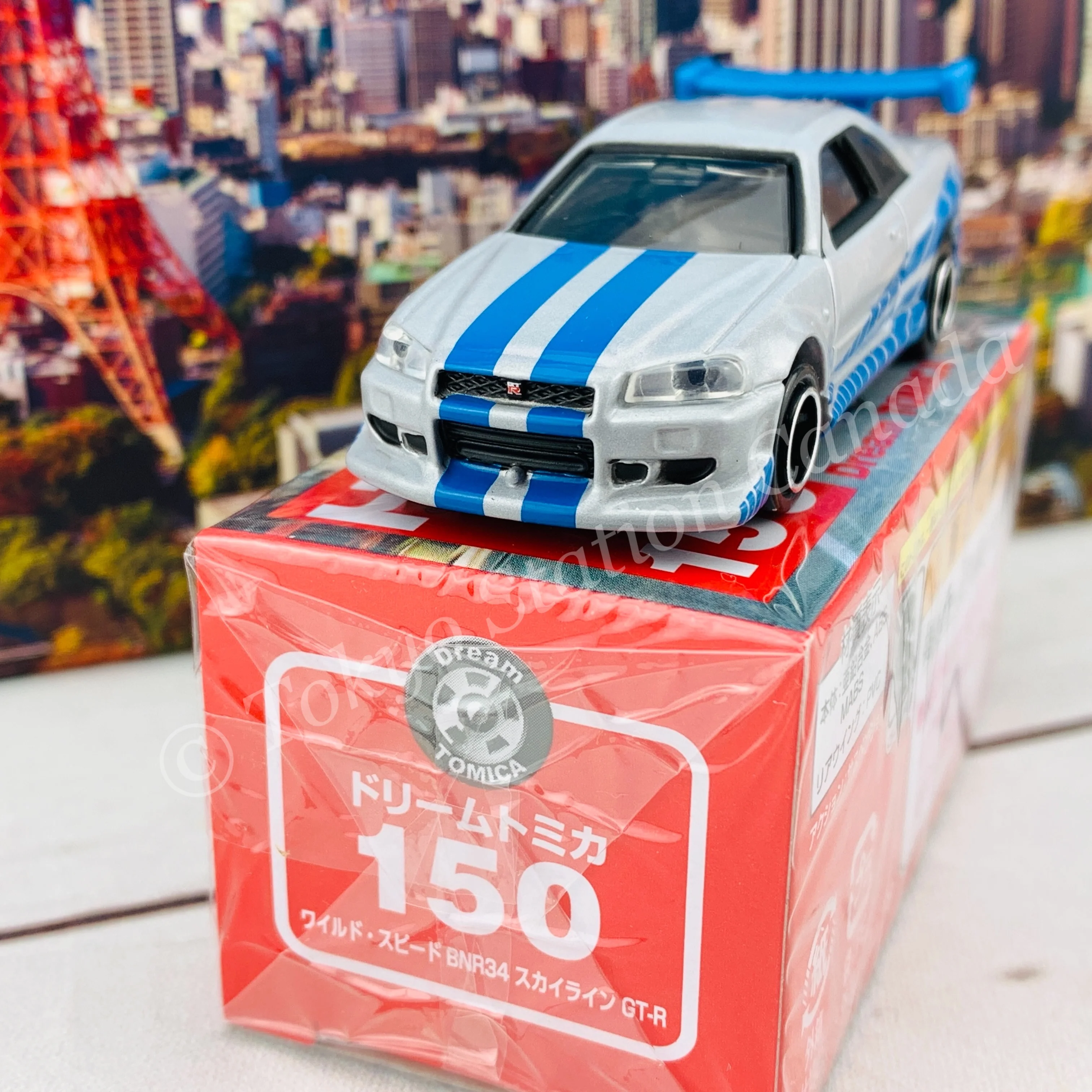 Dream TOMICA 150 Fast & Furious BNR34 Skyline GTR - Image 3