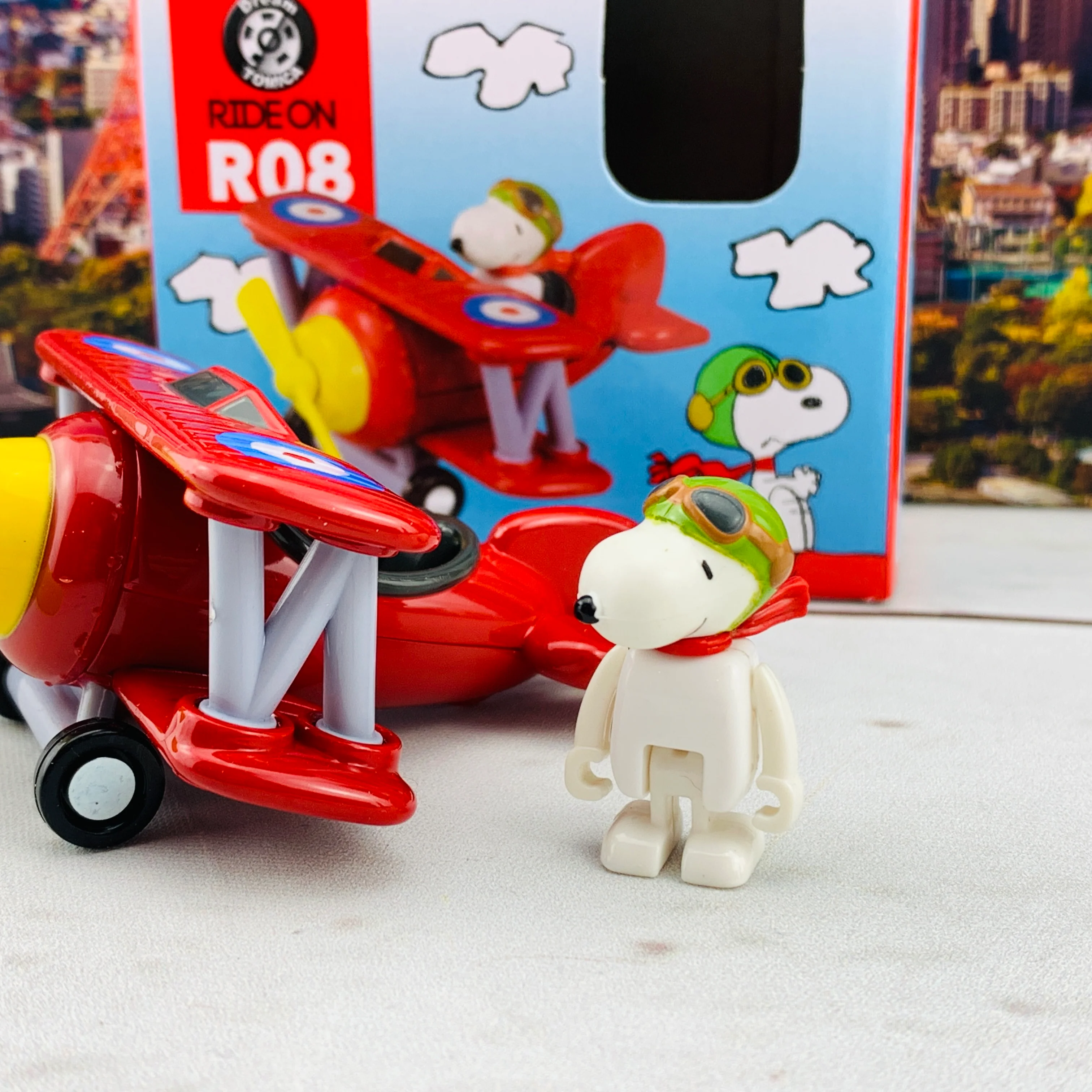 Dream TOMICA RIDE ON R08 SNOOPY (Flying Ace) - Image 3