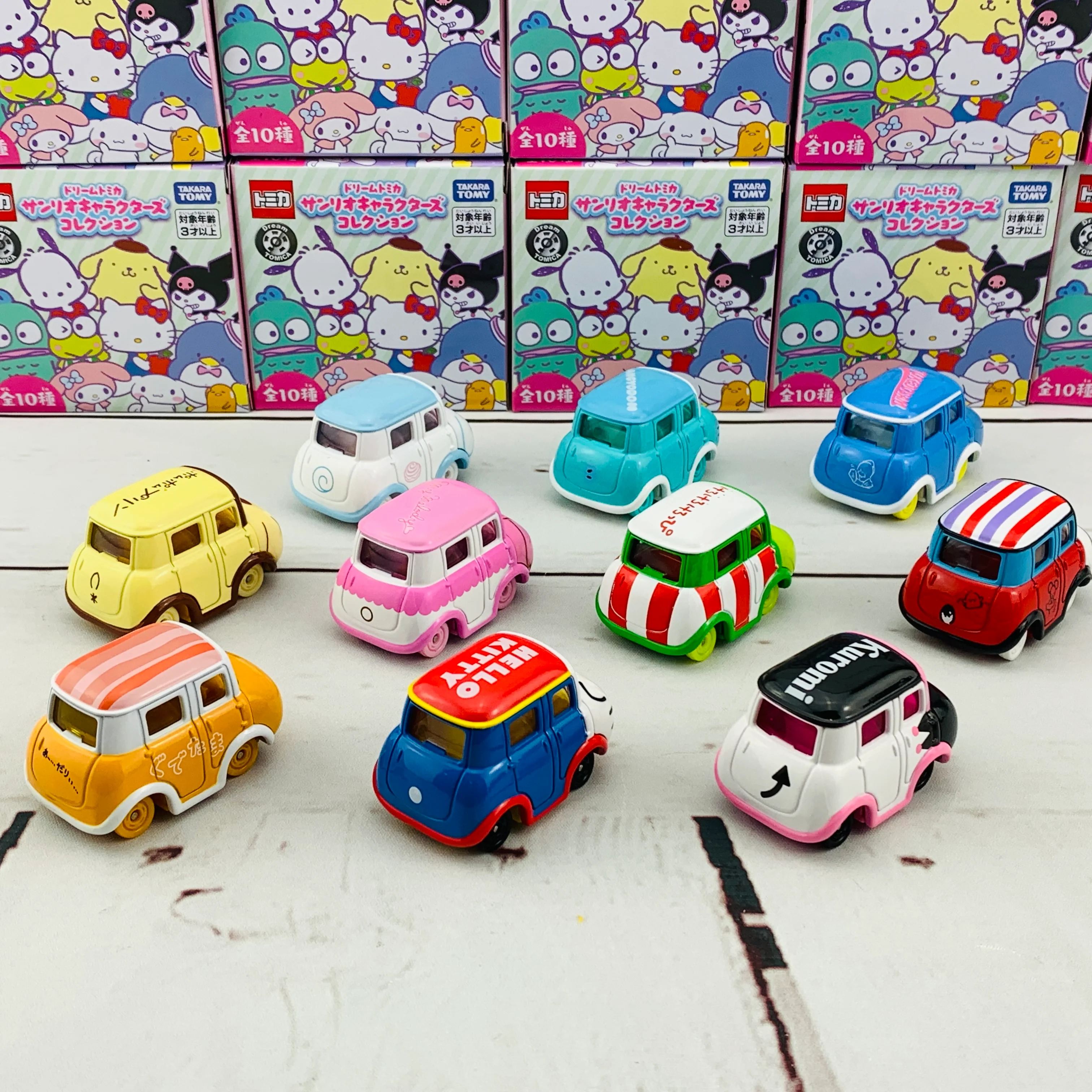 Dream TOMICA SANRIO Characters Collection Complete Set of 10 pcs - Image 10