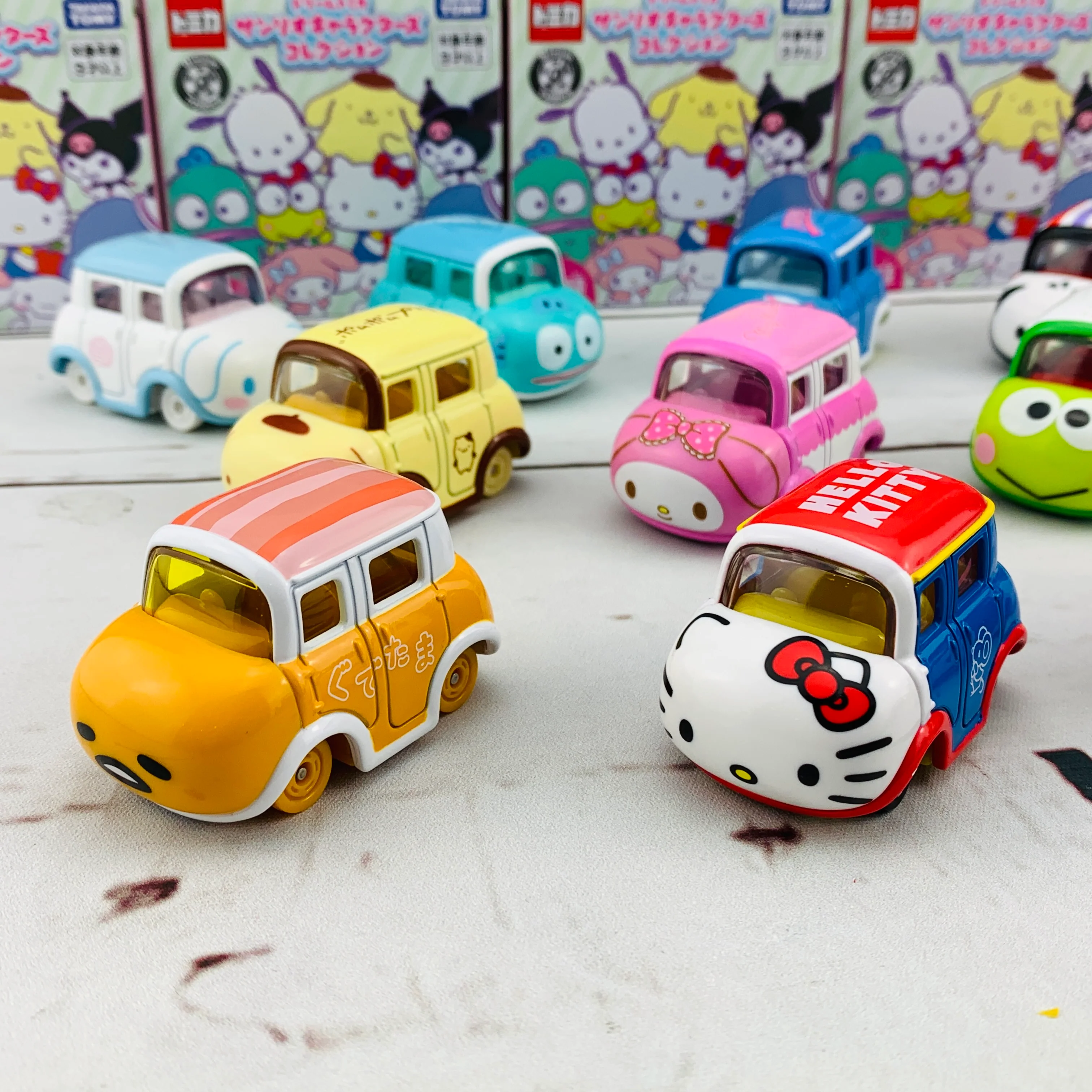 Dream TOMICA SANRIO Characters Collection Complete Set of 10 pcs - Image 2