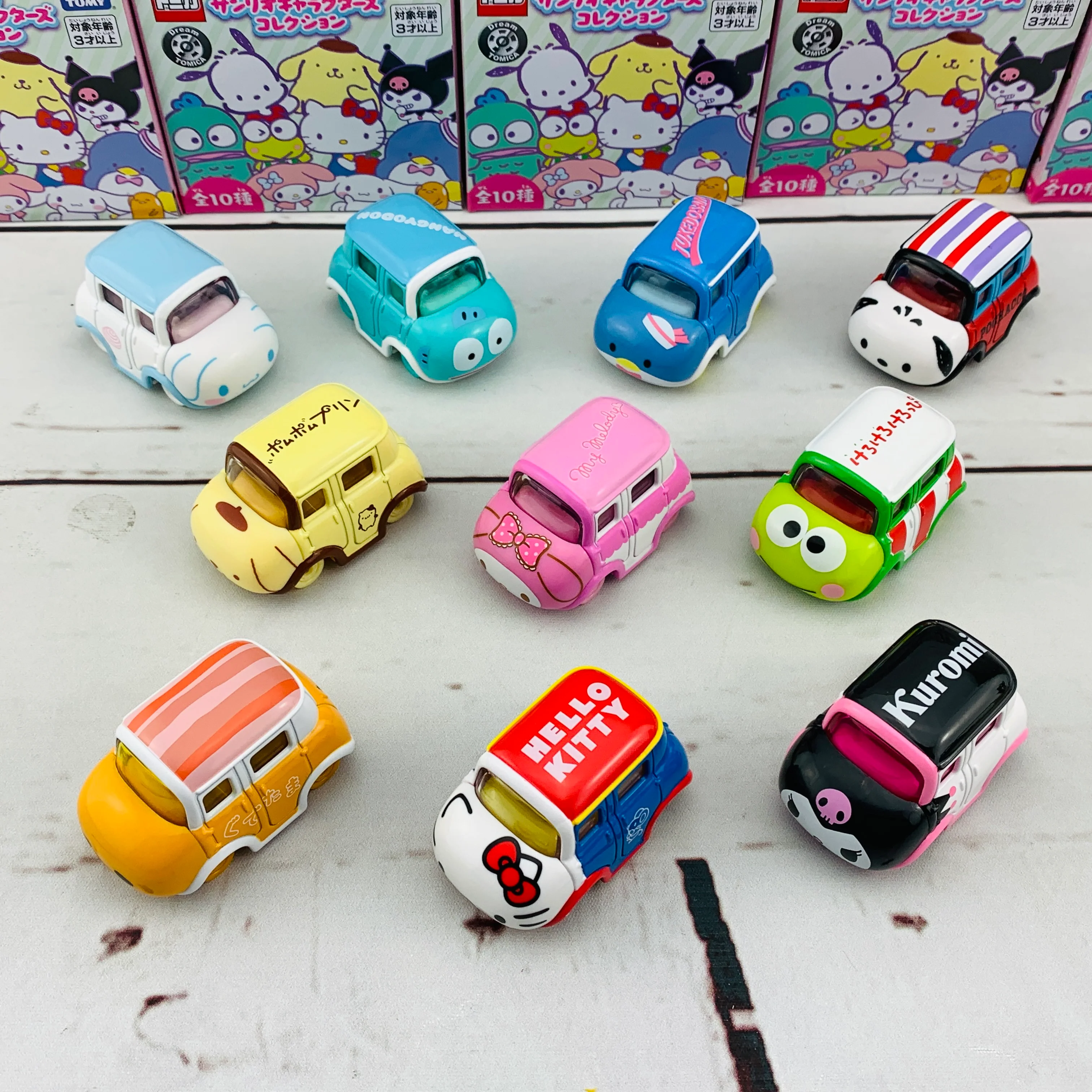 Dream TOMICA SANRIO Characters Collection Complete Set of 10 pcs - Image 4
