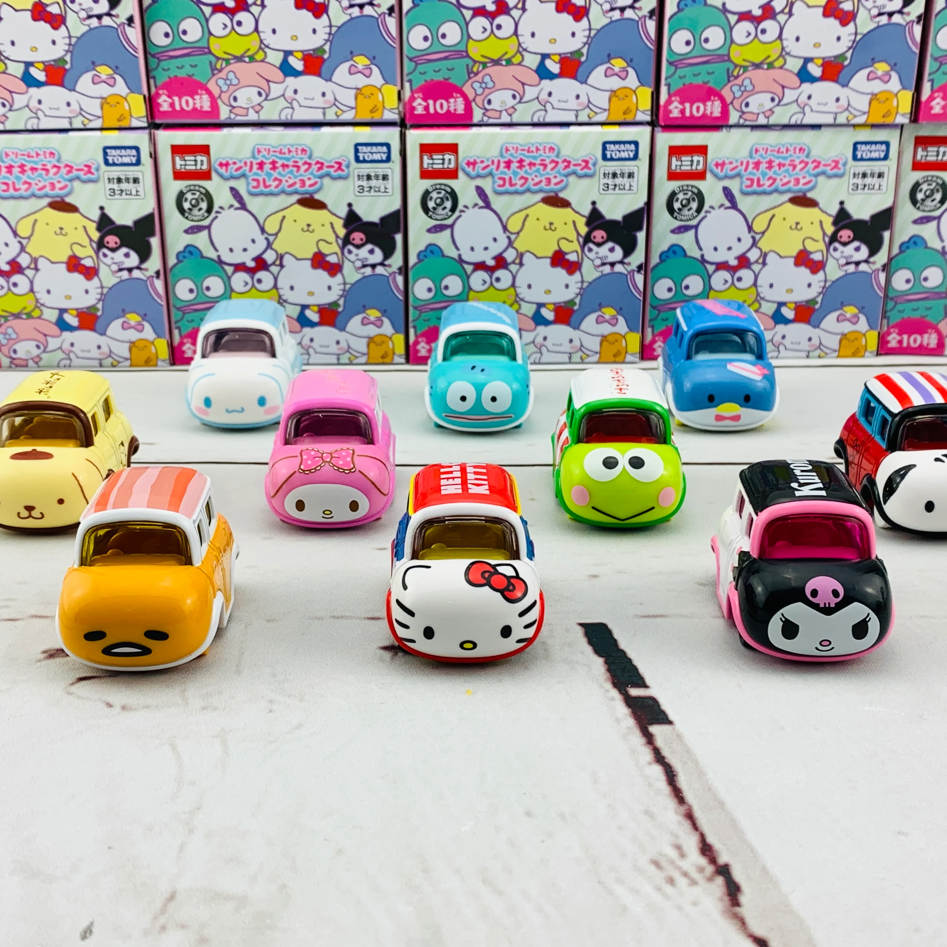 Dream TOMICA SANRIO Characters Collection Complete Set of 10 pcs - Image 8