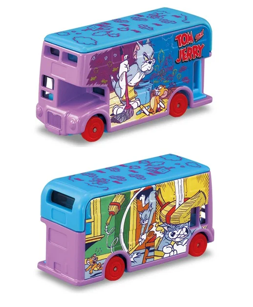 Dream TOMICA SP Tom and Jerry Wrapping Bus (Purple) - Image 2