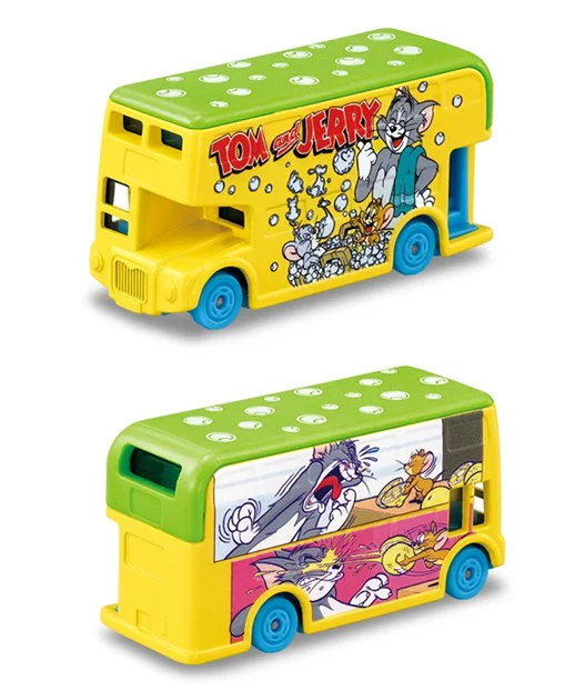 Dream TOMICA SP Tom and Jerry Wrapping Bus (Yellow) - Image 2