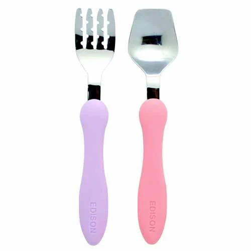 EDISON Spoon and Fork Set - Purpler & Pink - Image 3