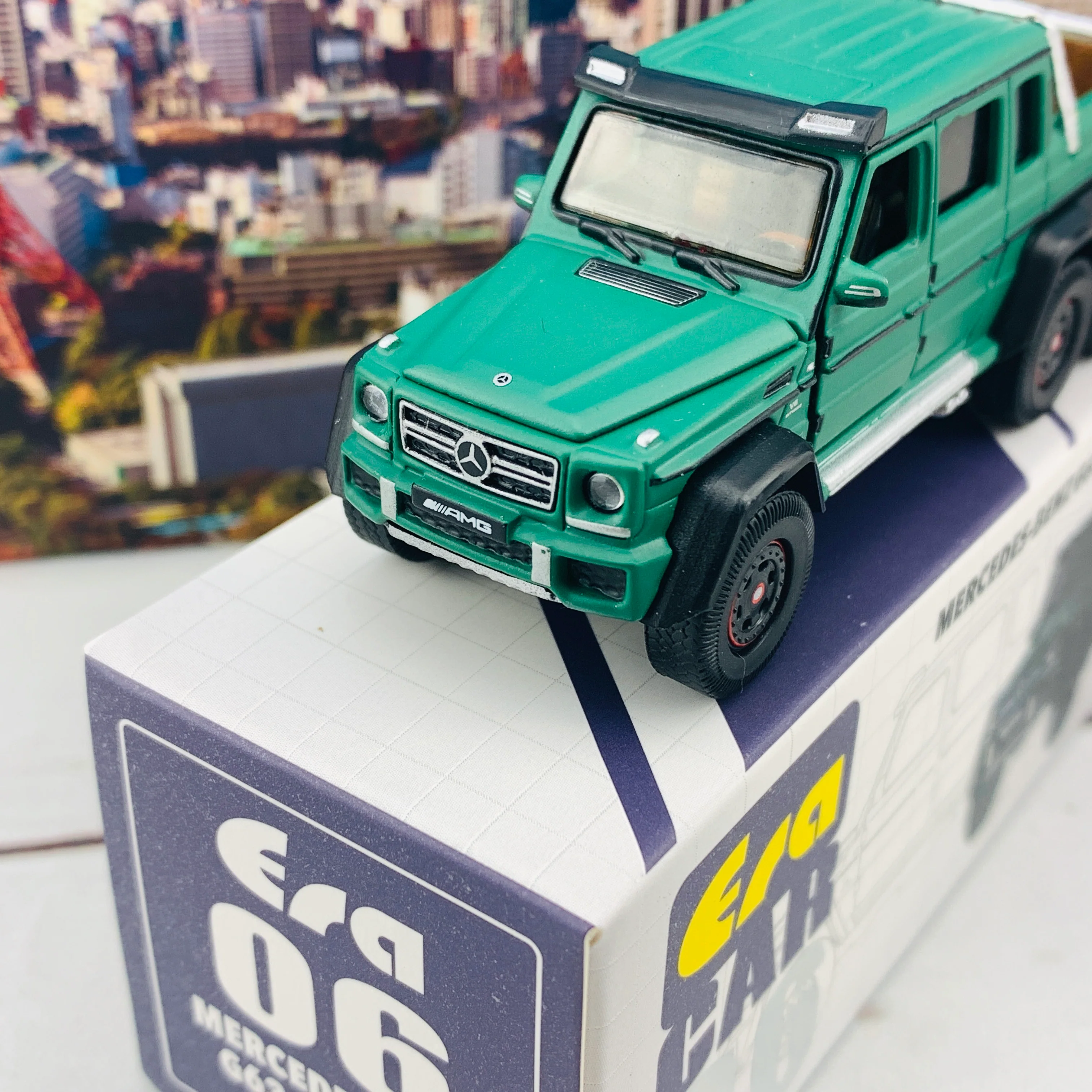 ERA CAR 06 Mercedes Benz G63 AMG 6x6 Green (1/64) MB196X6RN06 - Image 3